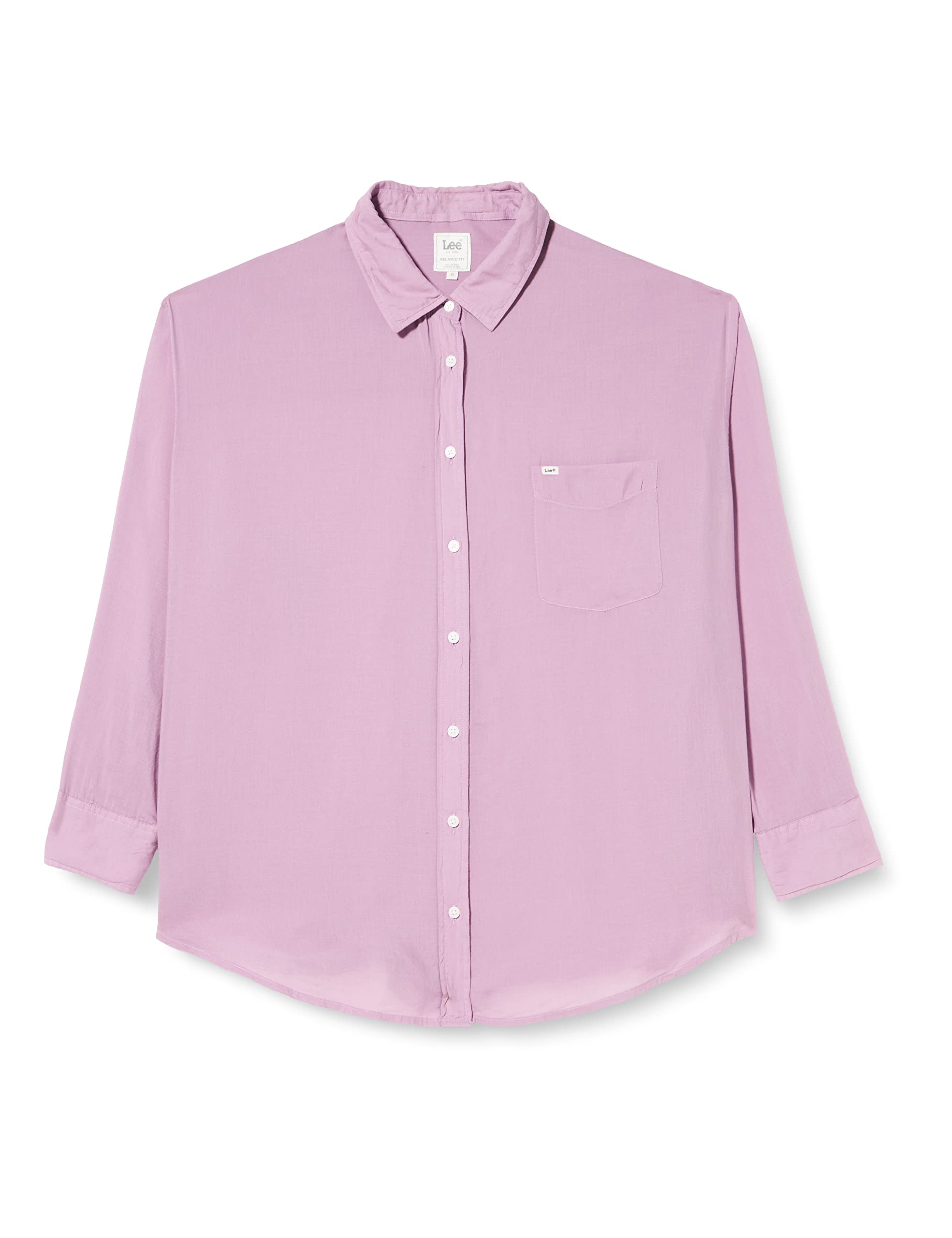 Lee Pocket t-shirt femme prune à poche coton