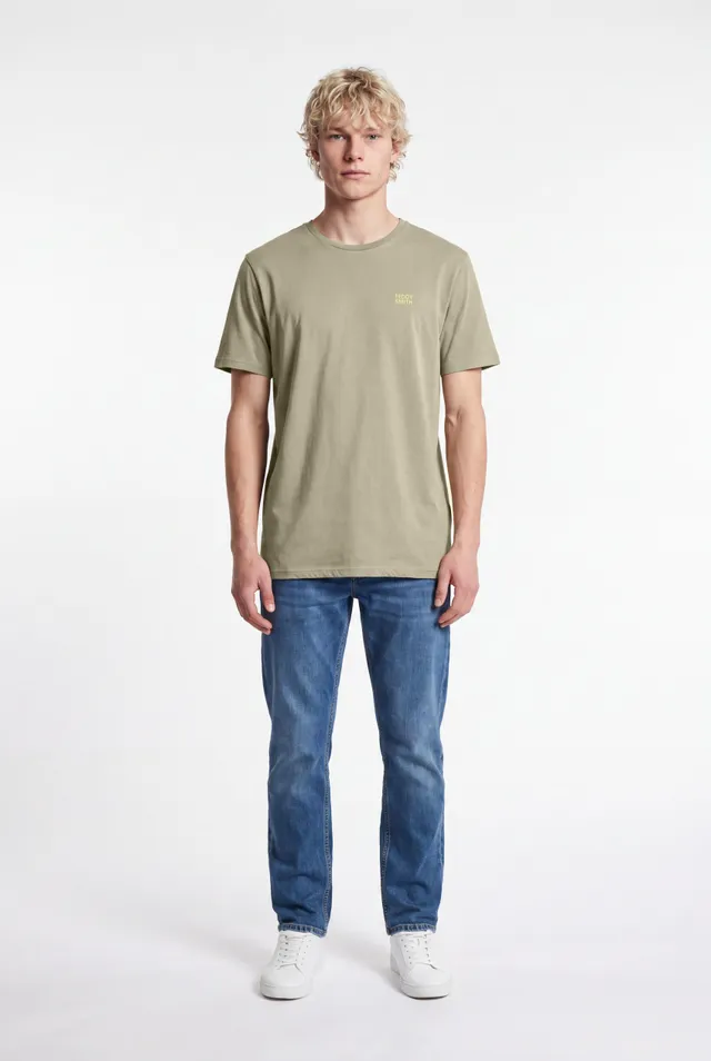 Teddy Smith The Tee 1 MC t-shirt kaki clair coton