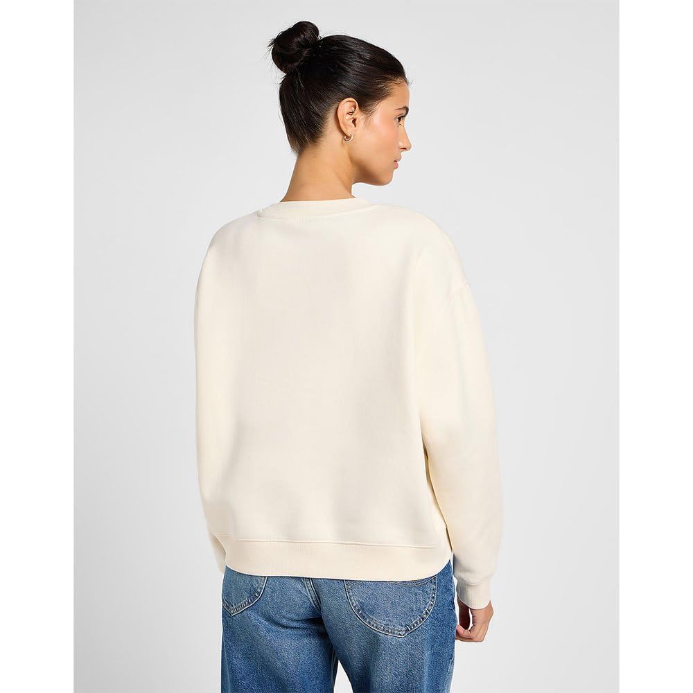 Lee Graphic Crew SWS sweat femme écru taille L col rond
