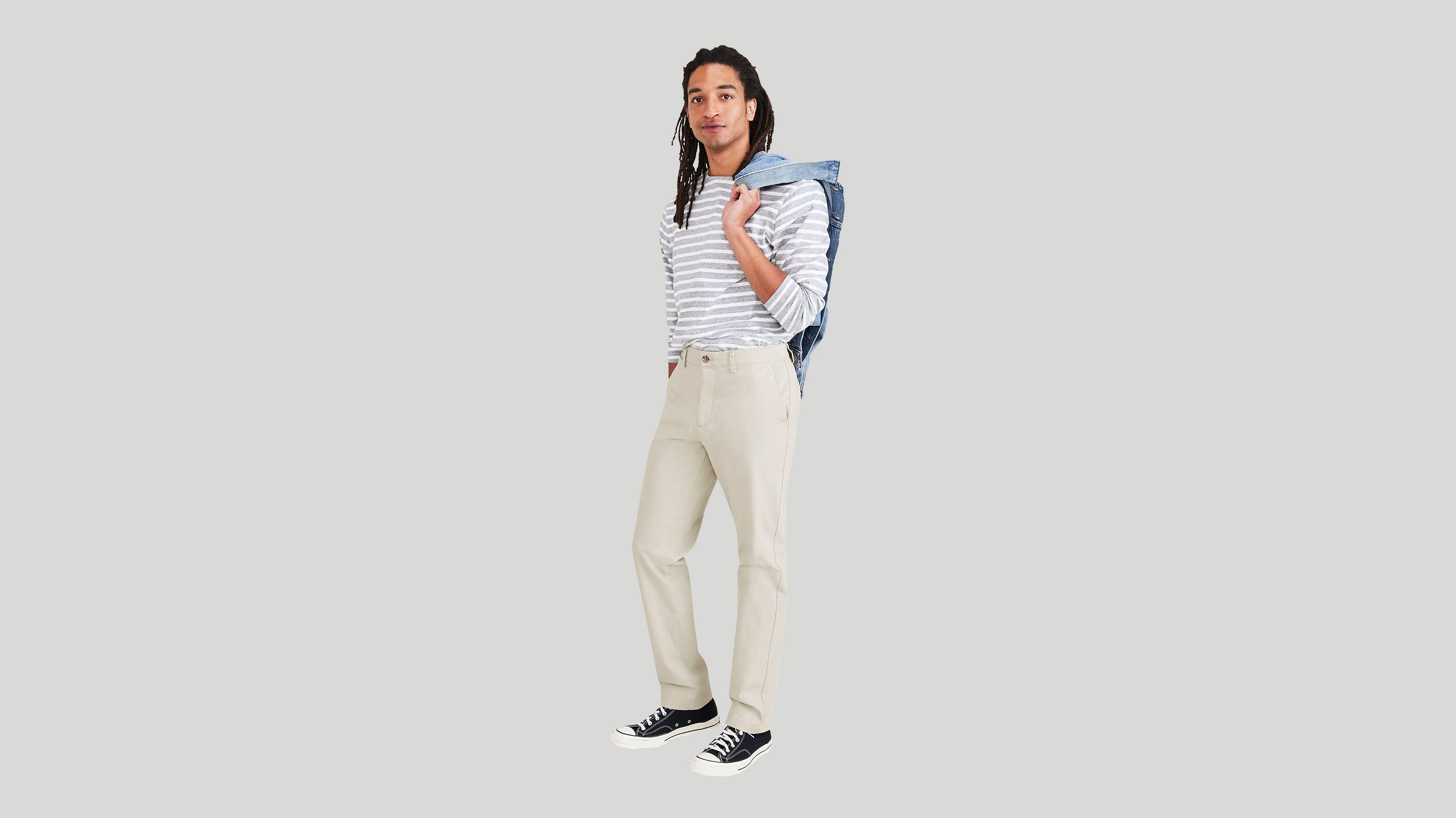Dockers Crafted Khaki Slim Fit chino kaki sahara stretch