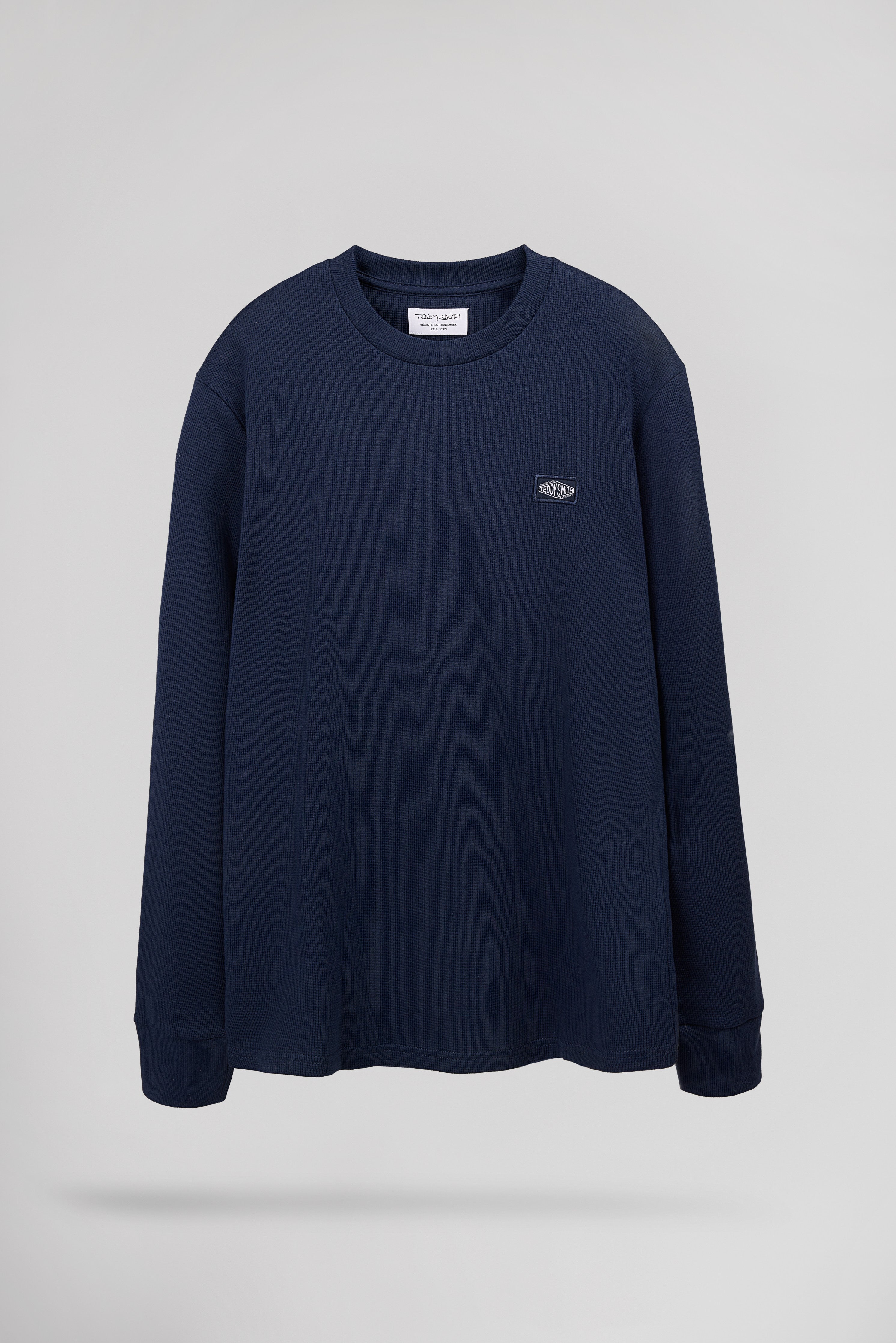 Teddy Smith T-Waffle ML t-shirt manches longues navy homme