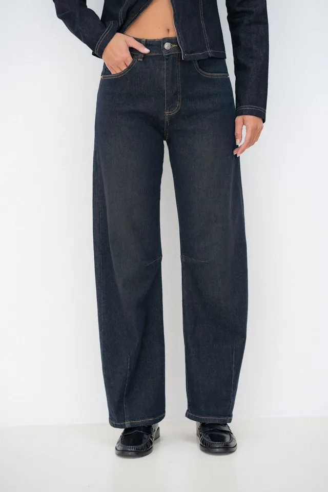 Maison Onado Barrel Love jean barrel bleu vintage