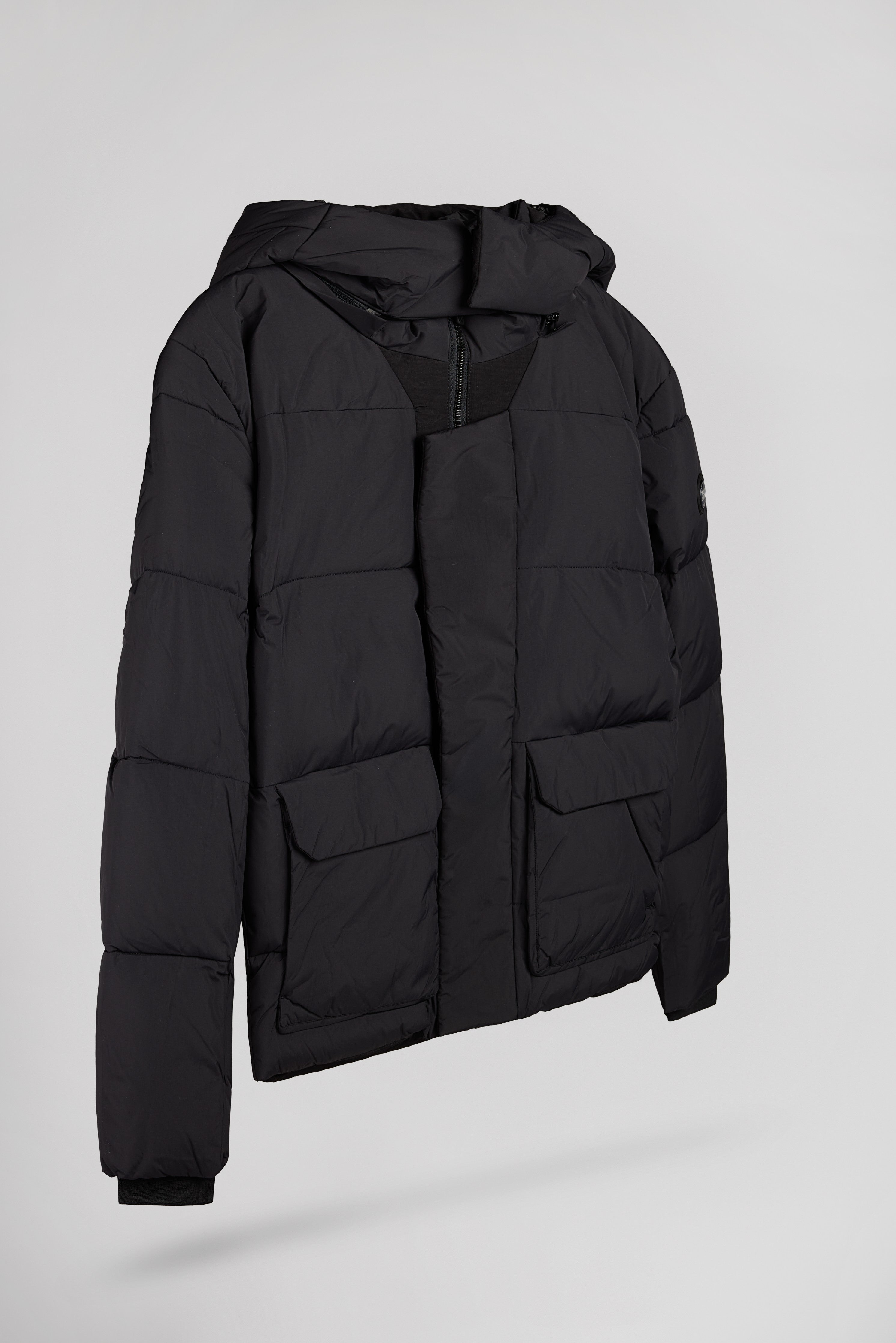 Teddy Smith B-Elwin blouson noir capuche amovible