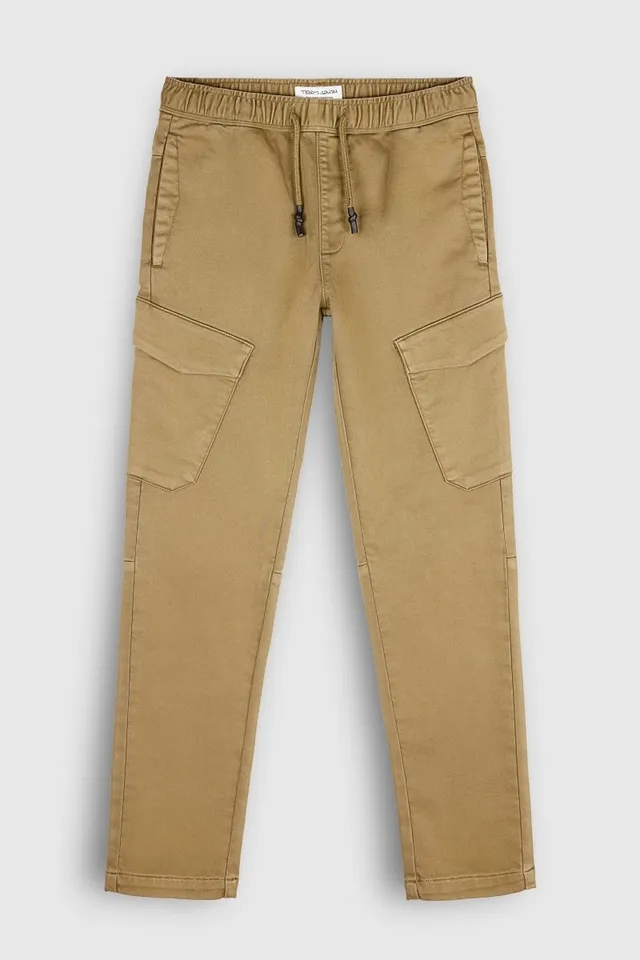 Teddy Smith P-Piky Cargo Jr pantalon cargo beige garçon