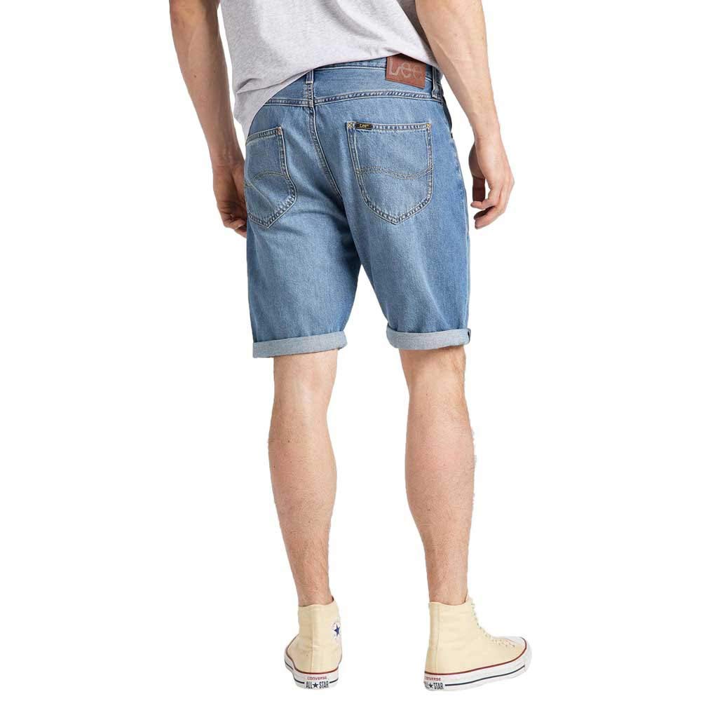Lee L73 short homme en denim délavé