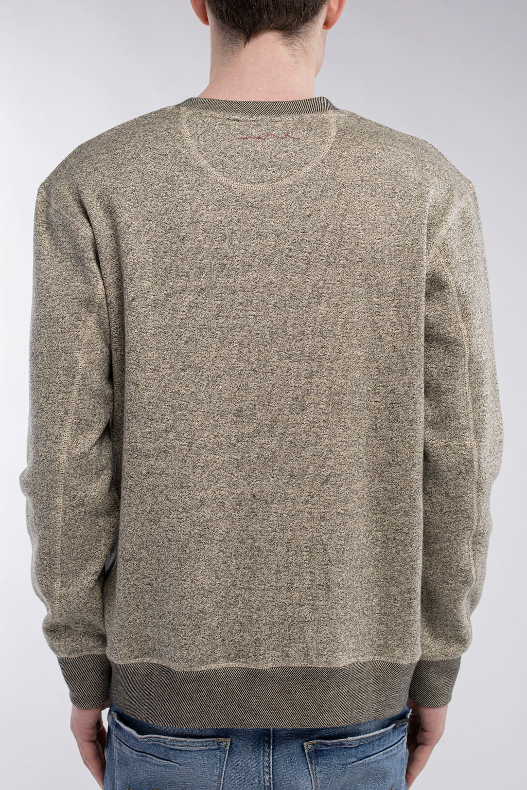 Teddy Smith S-Yanis RC sweat homme beige chiné loose