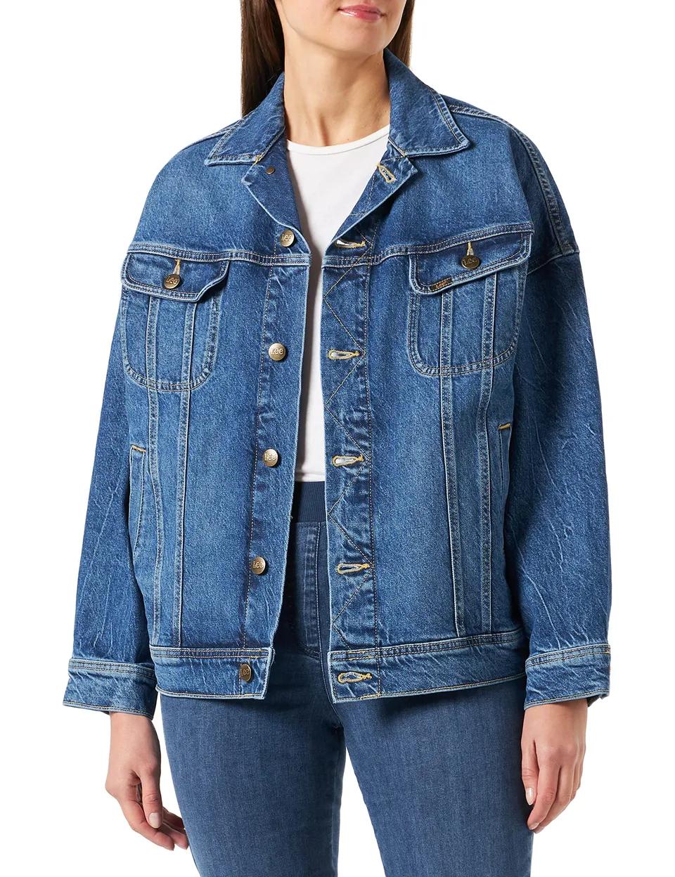 Lee Trucker veste jean femme Blue Speed taille L