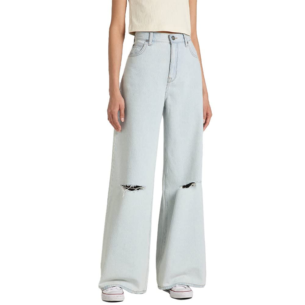 Lee jean boyfriend femme délavé coupe ample