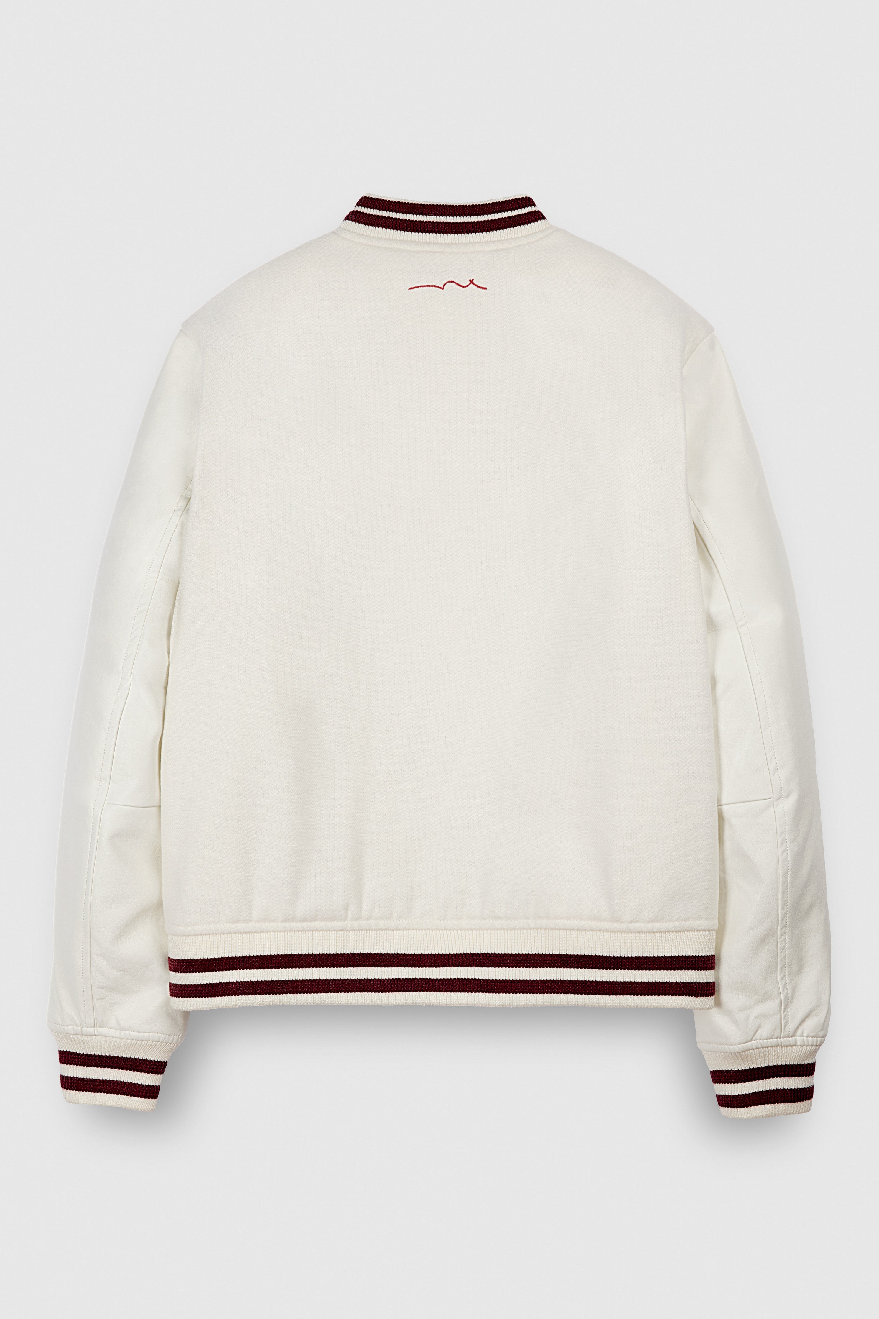 Teddy Smith B-Romeo blouson homme Cream bi-matière