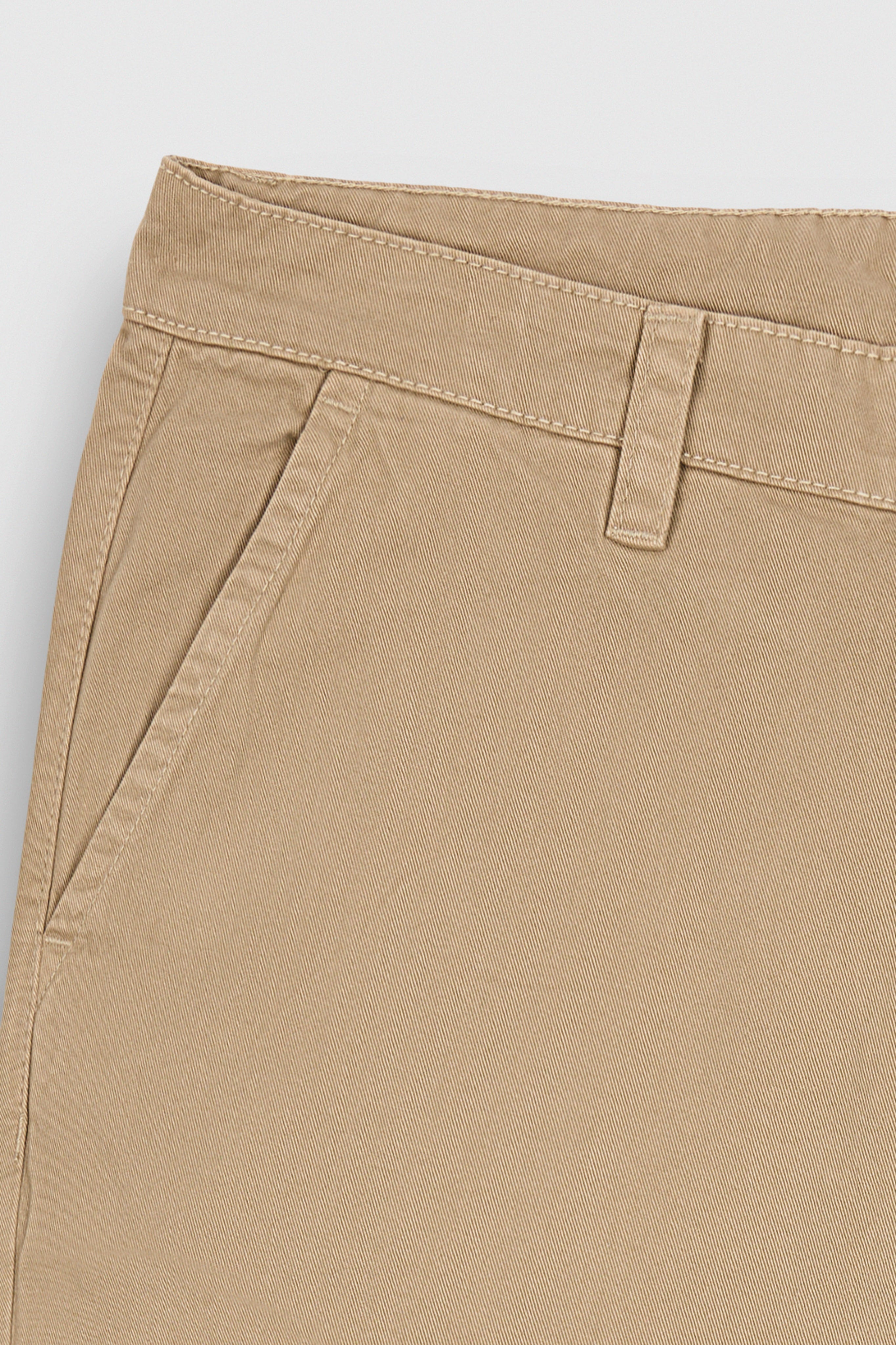 Teddy Smith P-Lario Chino pantalon droit worker beige coton