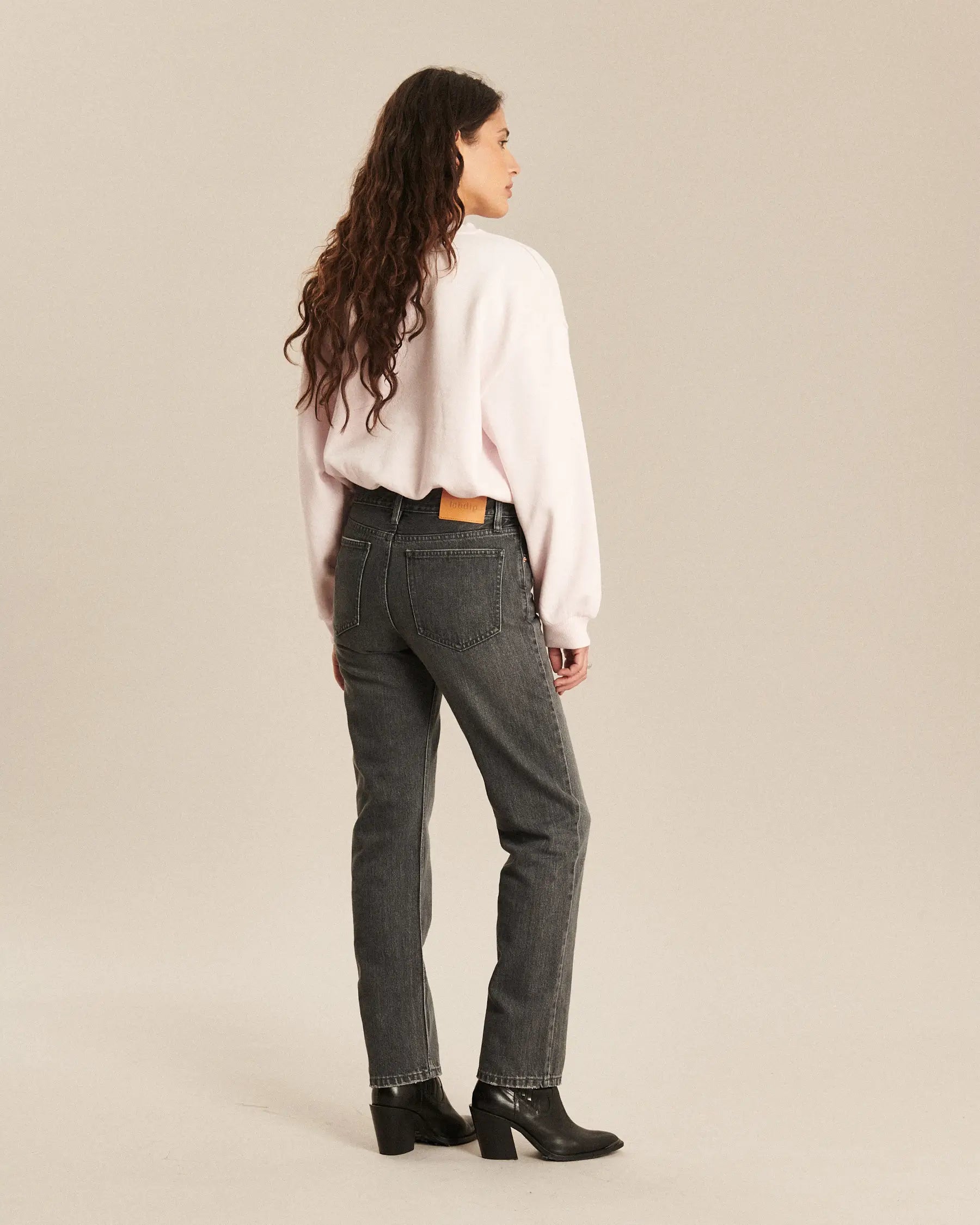 Labdip Parker jean droit gris cendré BL 30 100% coton