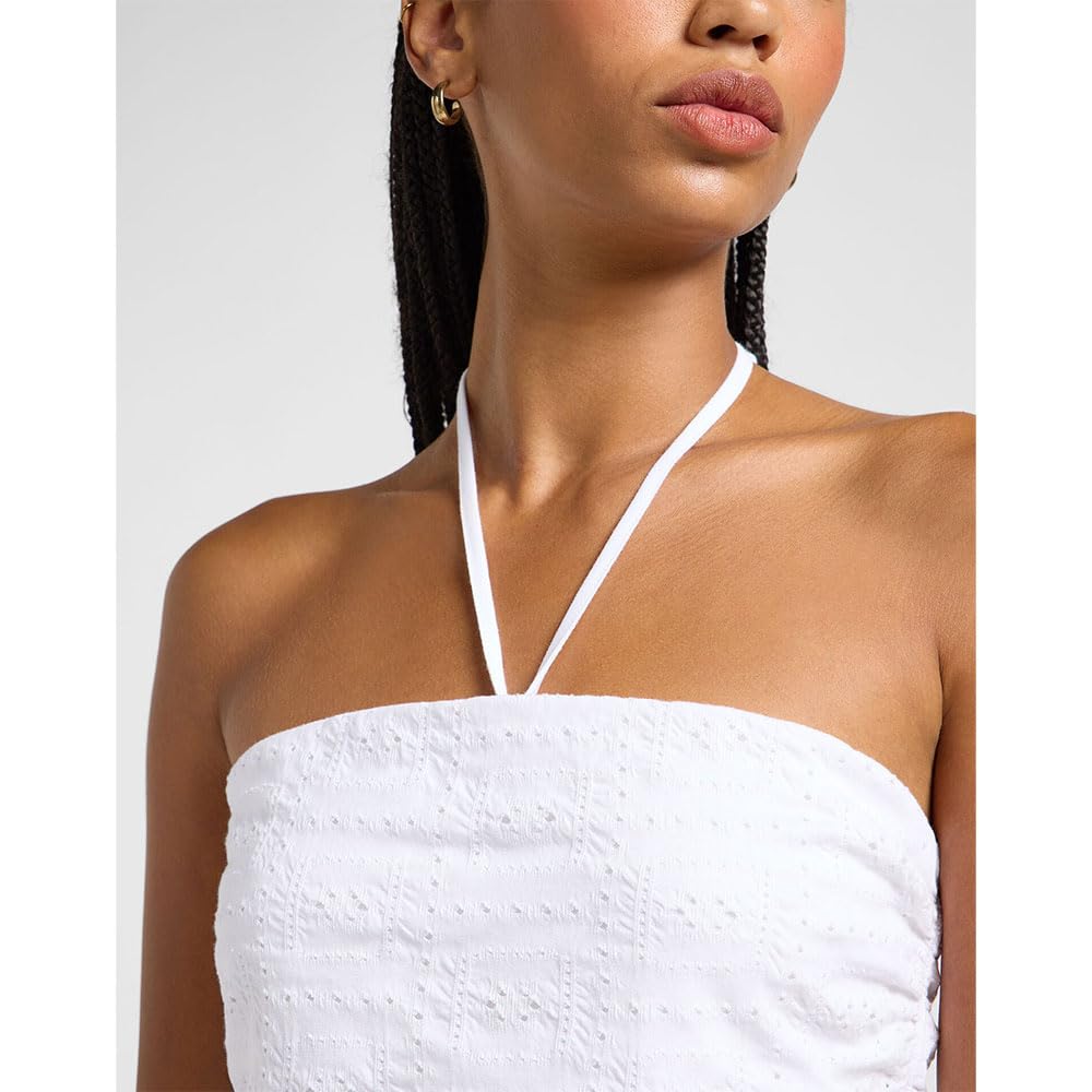 Lee Tube Top top femme blanc éclatant taille M