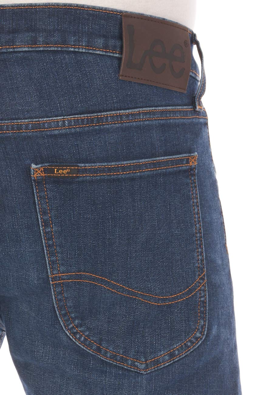 Lee Luke jean homme bleu foncé W31 L34 tapered