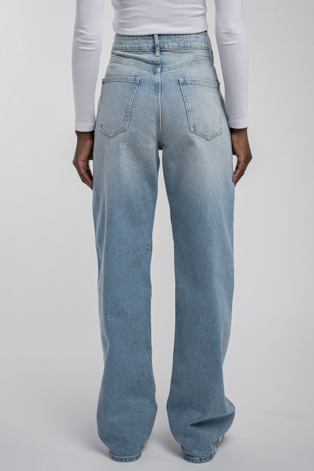 Teddy Smith Tomboy jean droit indigo clair taille basse