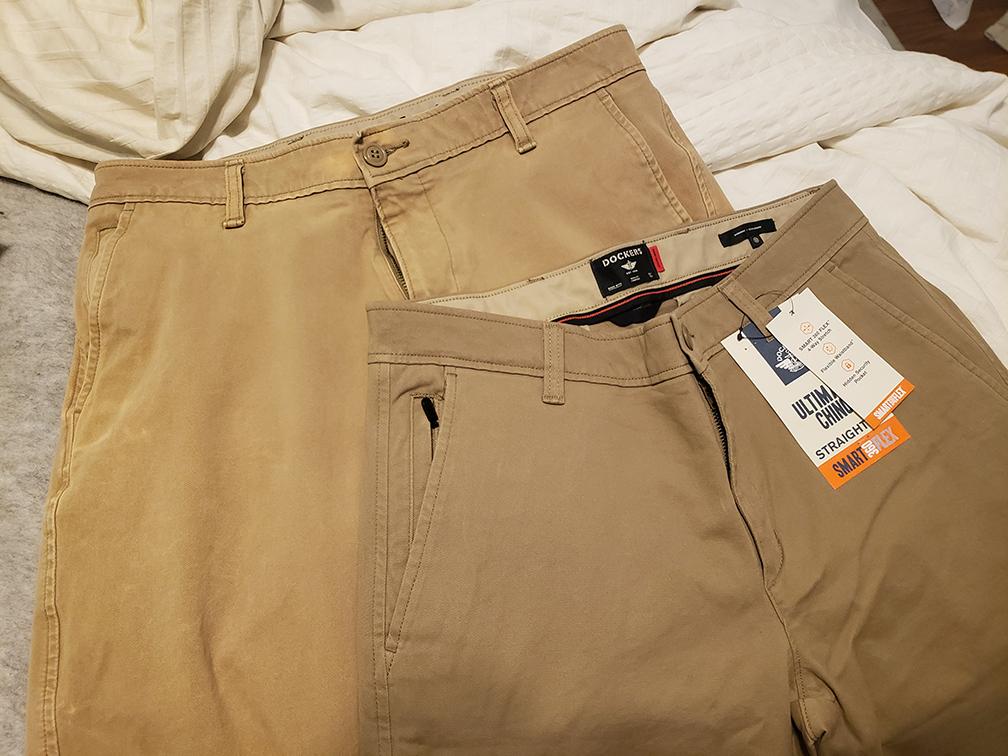 Dockers Ultimate chino homme droit kaki 360 Flex
