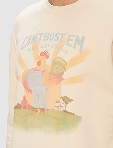 Lee Can't Bust'em Sweat homme beige coton
