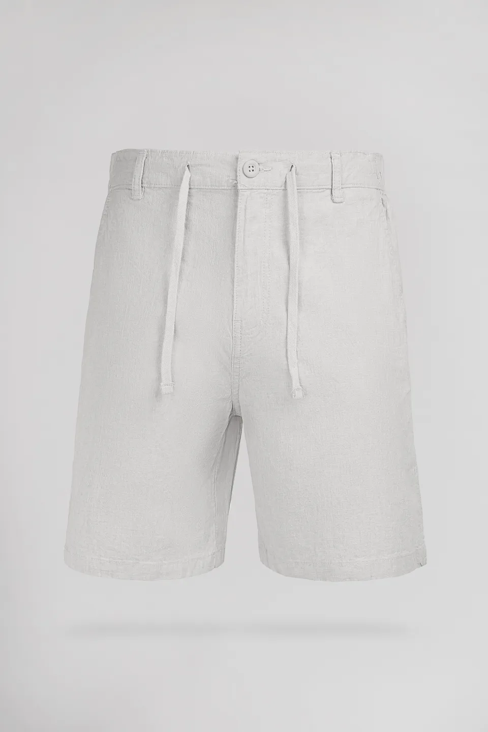 Teddy Smith S-Linen Chino S short blanc coton et lin