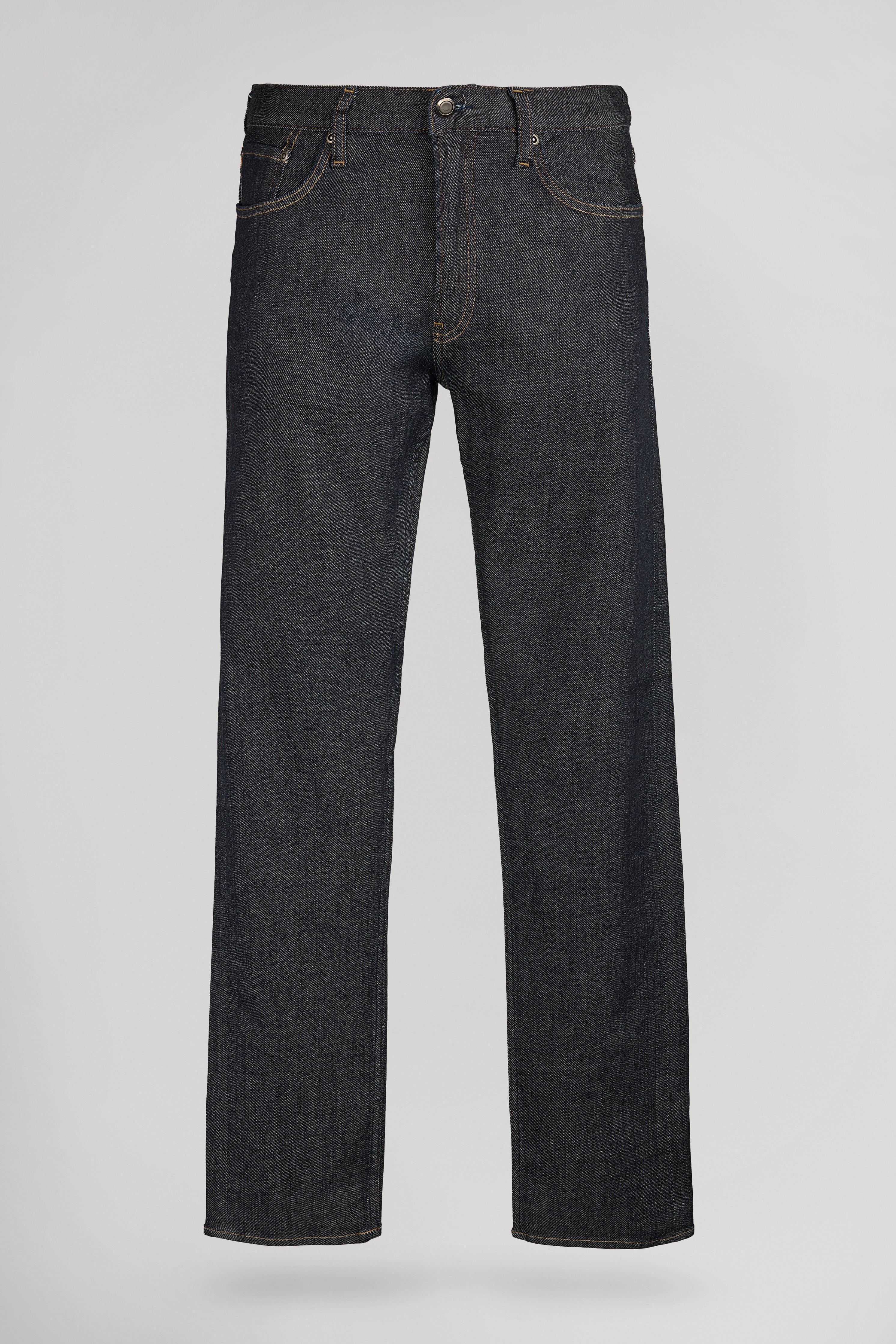 Teddy Smith Rock Selvedge L32 jean droit dark blue