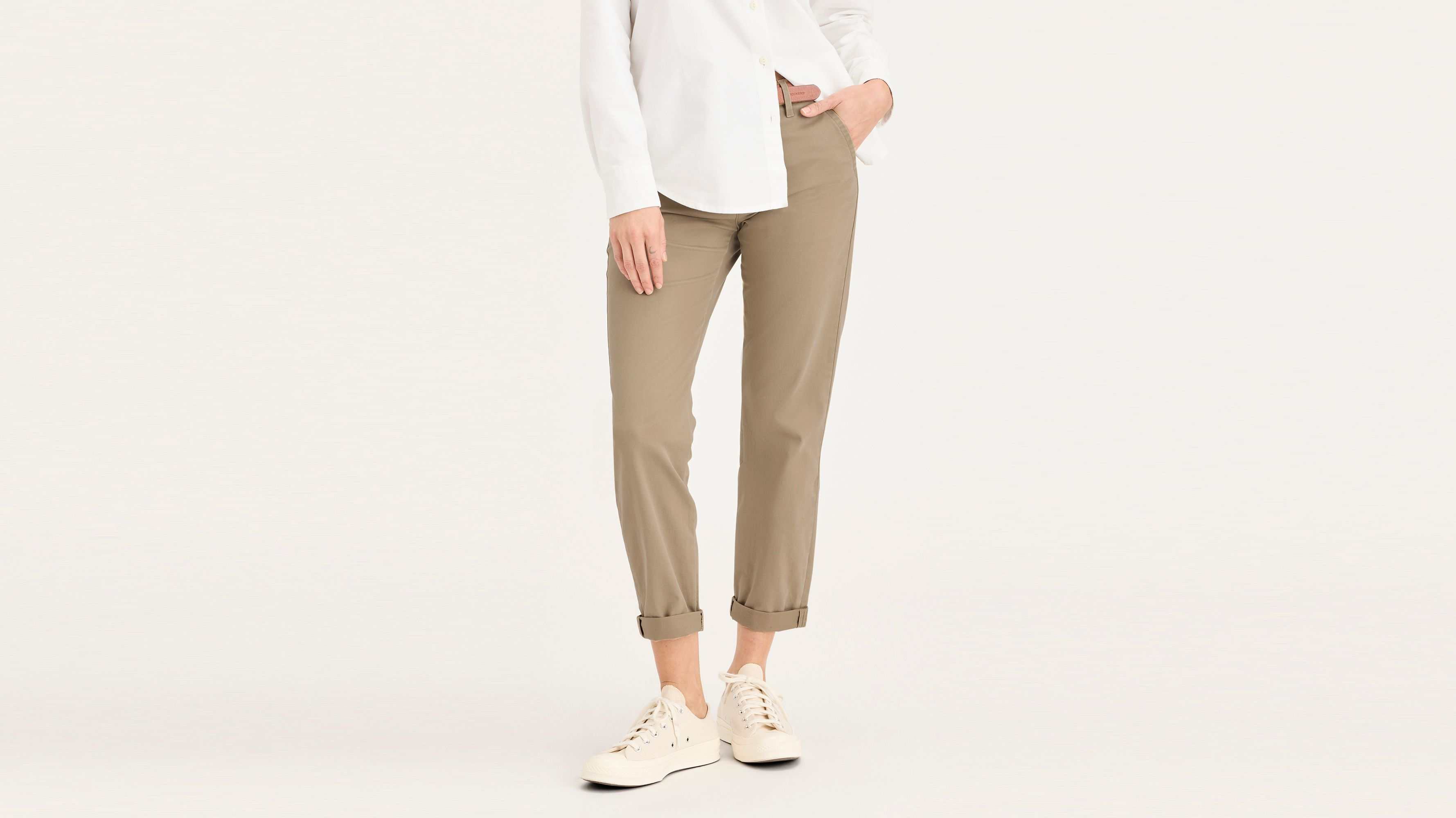 Dockers Weekend Chino Slim Fit pantalon beige long