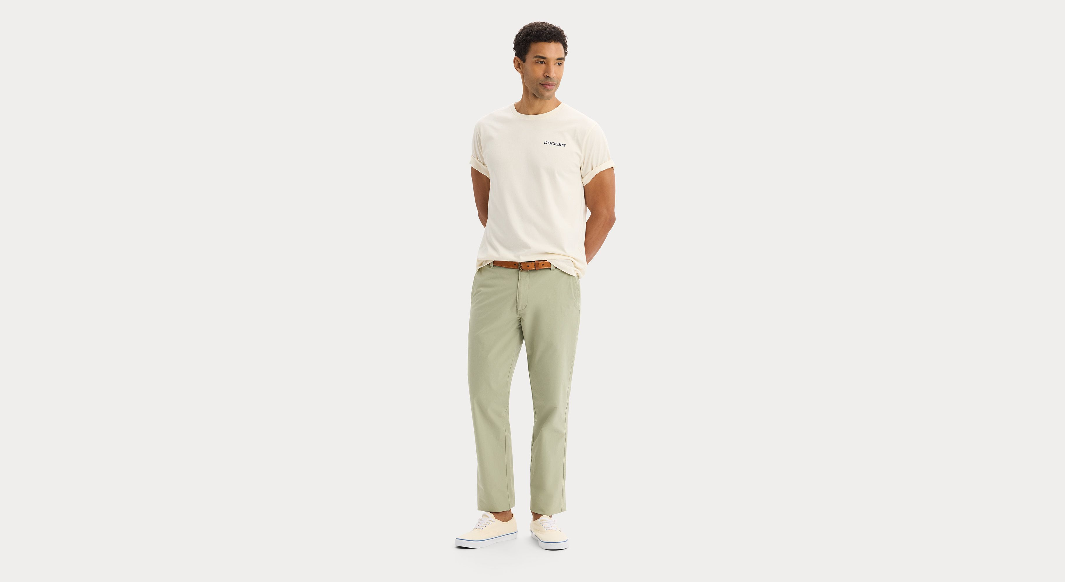 Dockers Graphic Tee Regular Fit tee-shirt beige buttercream