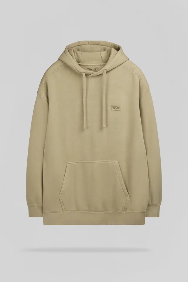 Teddy Smith S-Nateo Hoody sweat wolf beige homme fleece
