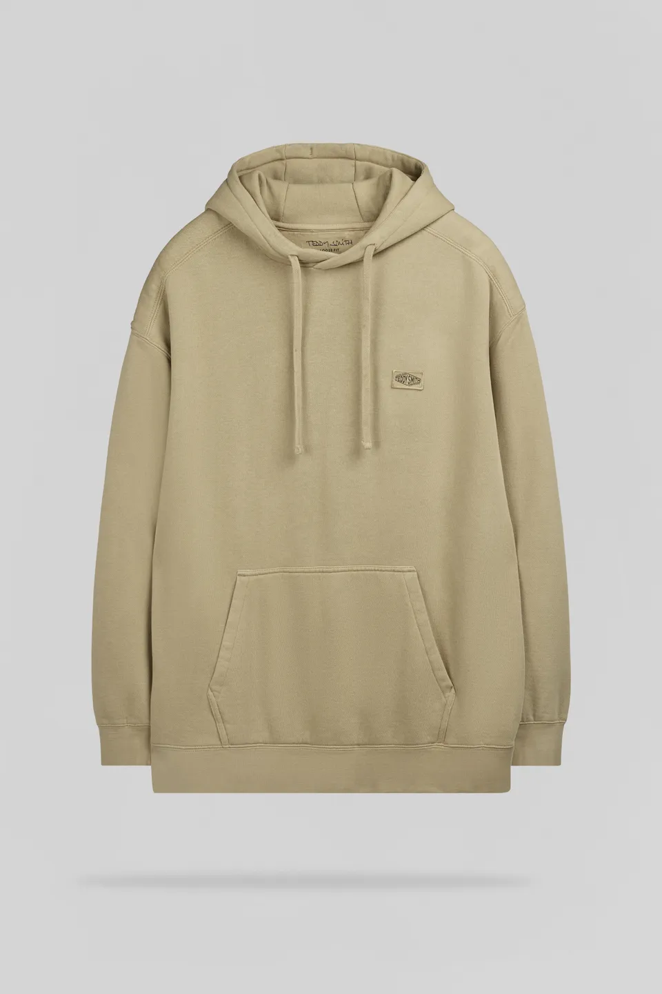 Teddy Smith S-Nateo Hoody sweat wolf beige homme fleece