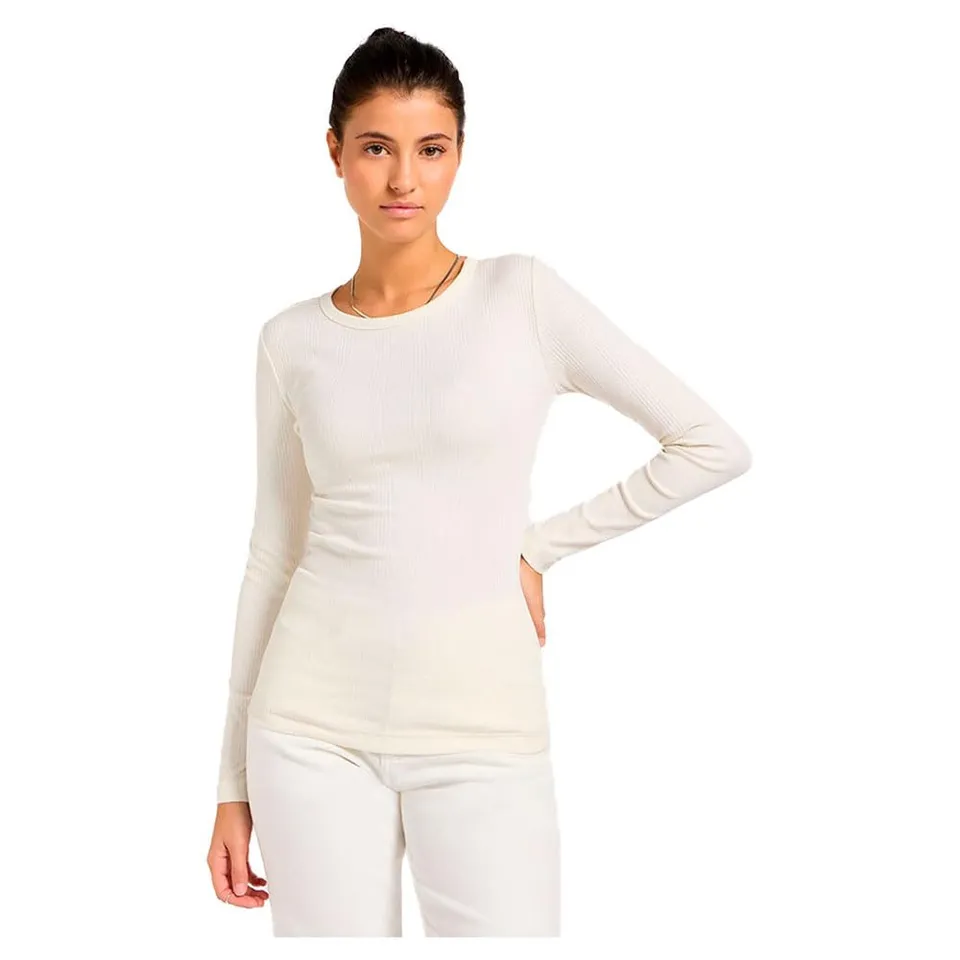 Lee Ls Rib tee-shirt femme L noir slim