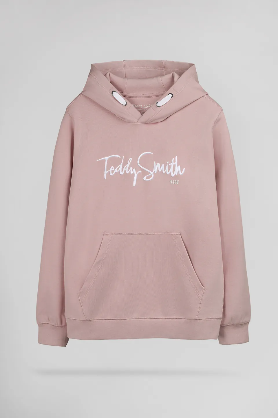 Teddy Smith S-Evry Hoody JR sweat capuche garçon rose