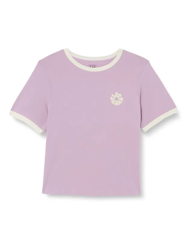 Lee T-shirt graphique rétréci femme mousseline