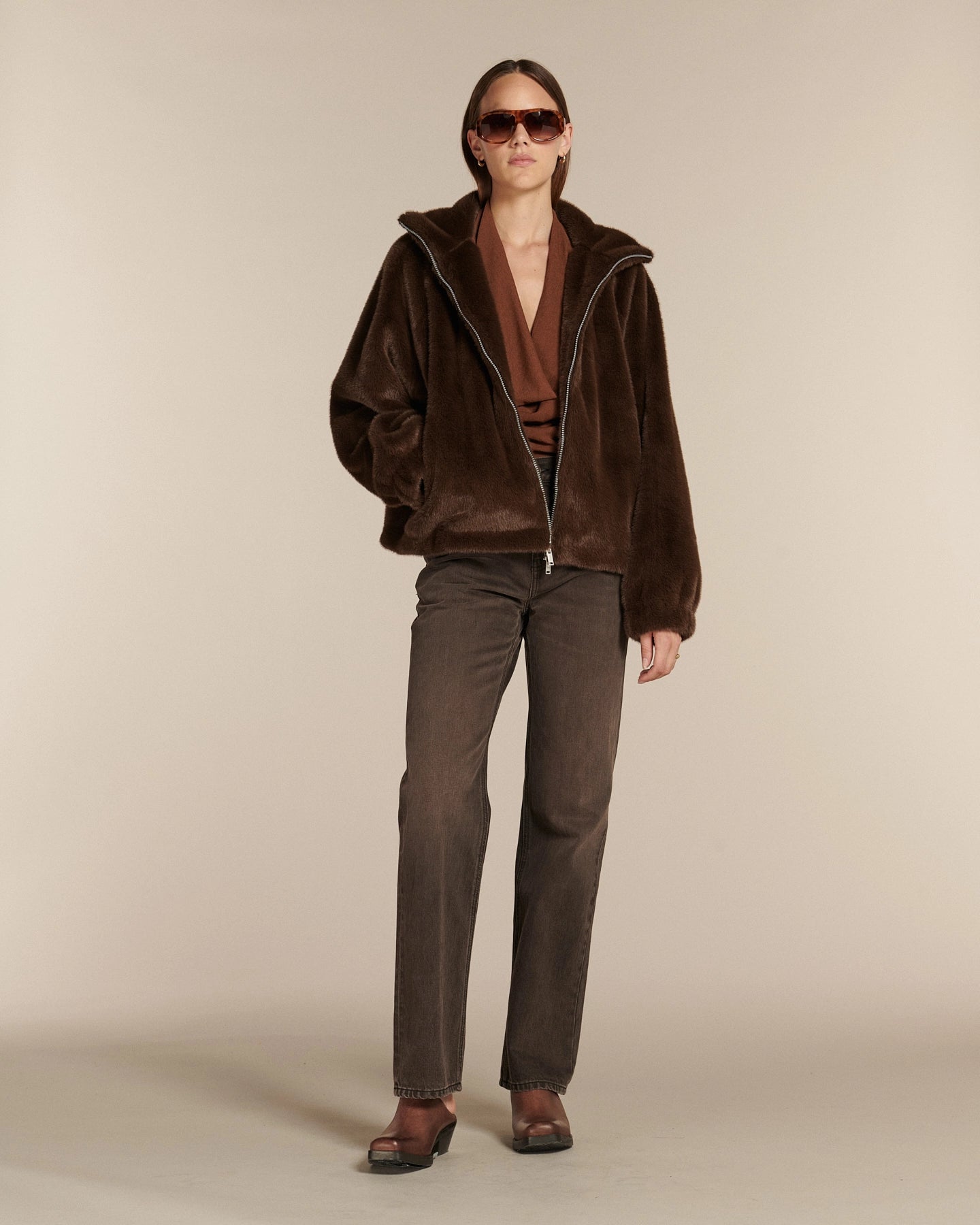 Labdip Boy Mink Paddington veste fausse fourrure