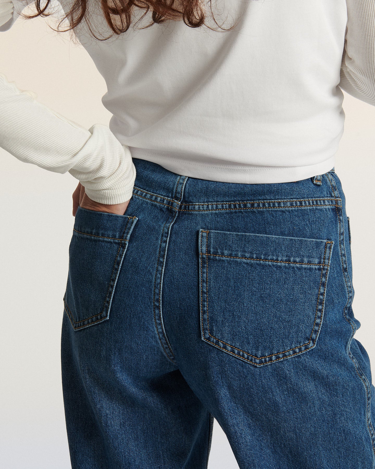 Labdip Samuel IN 31 jean taille haute mid blue