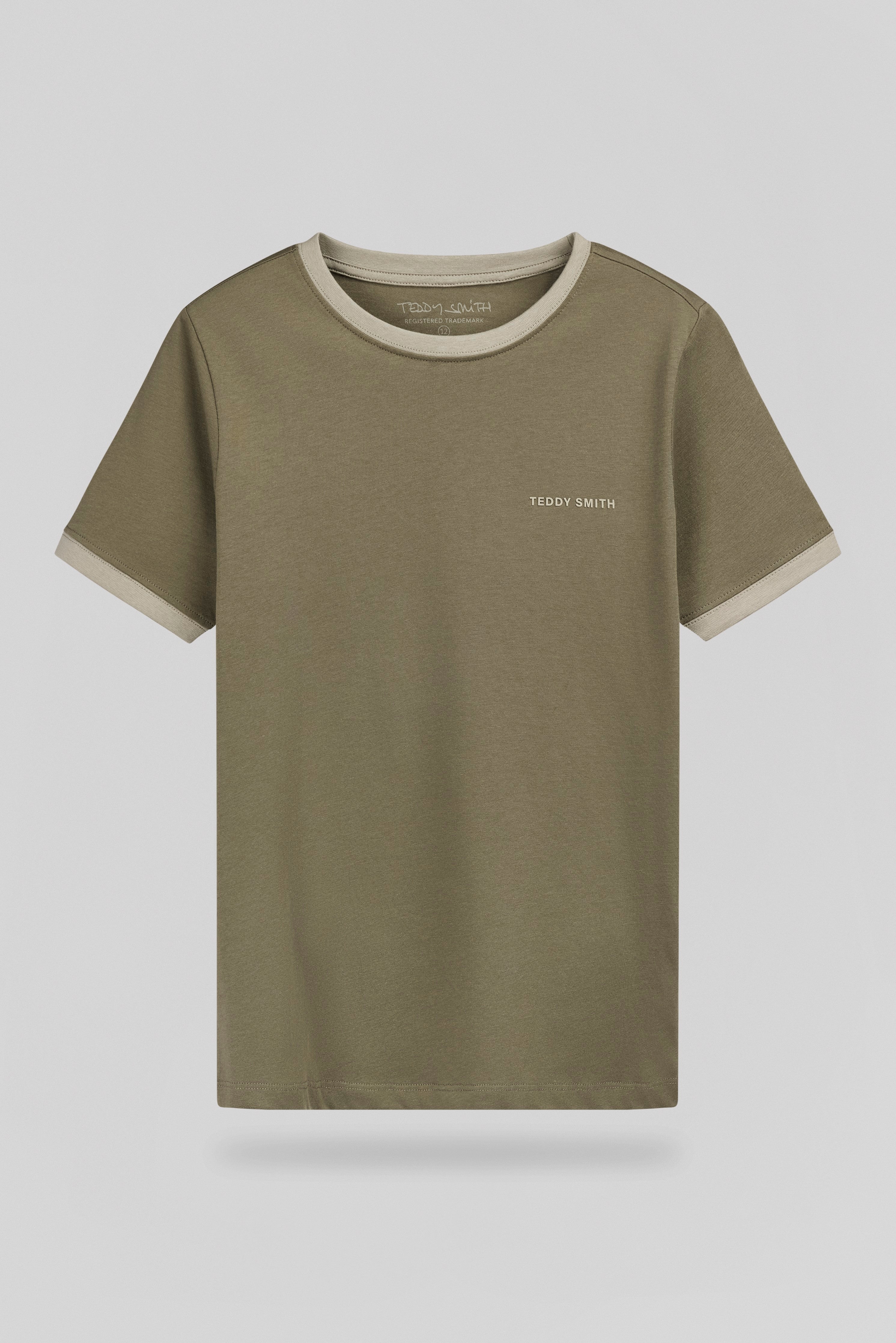 Teddy Smith The Tee 2 t-shirt kaki garçon manches courtes
