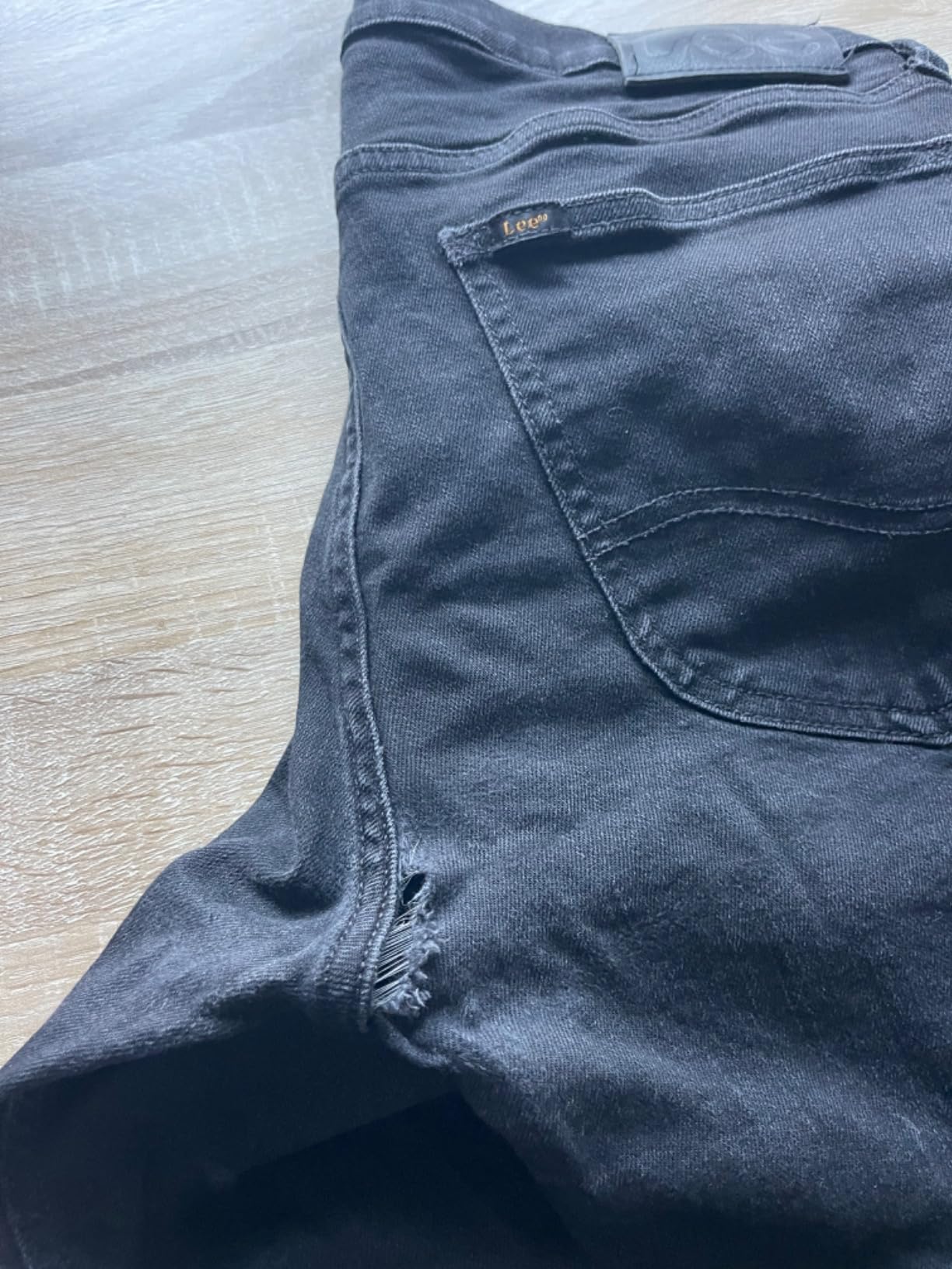 Lee Luke jean homme droit Rinse Blue Denim denim