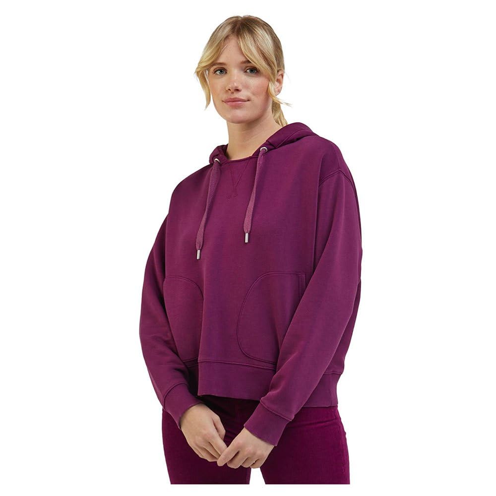 Lee Relaxed sweat capuche femme myrtille molleton