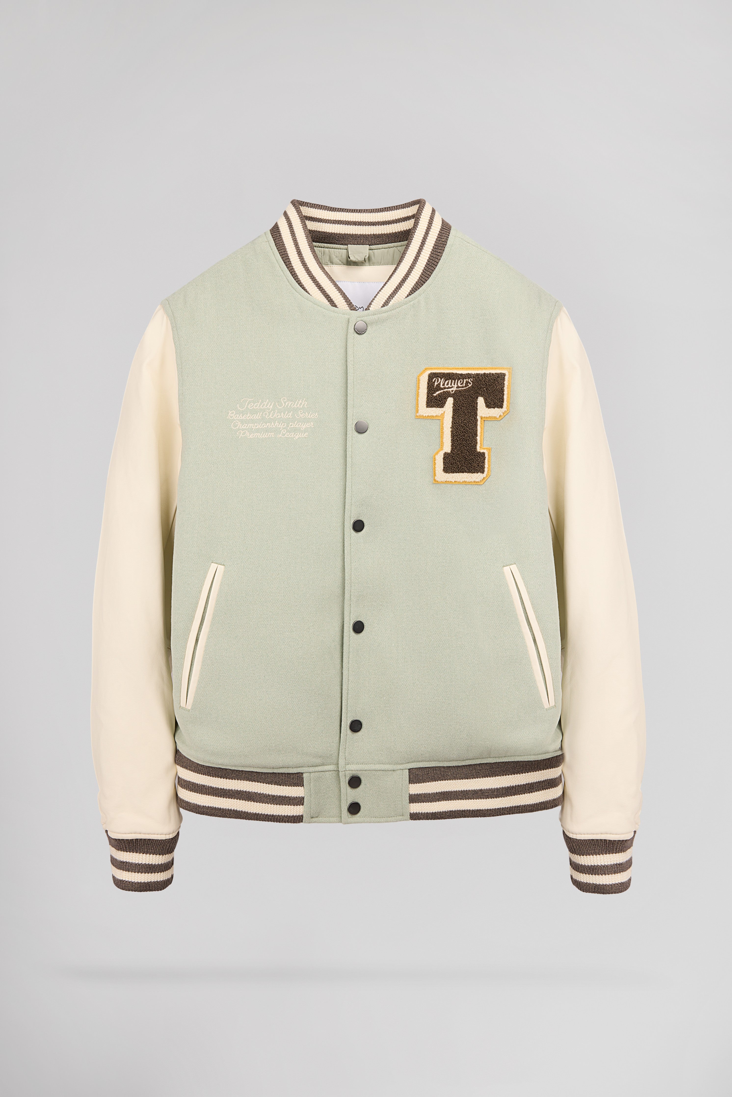 Teddy Smith B-Romeo blouson teddy vert sauge homme
