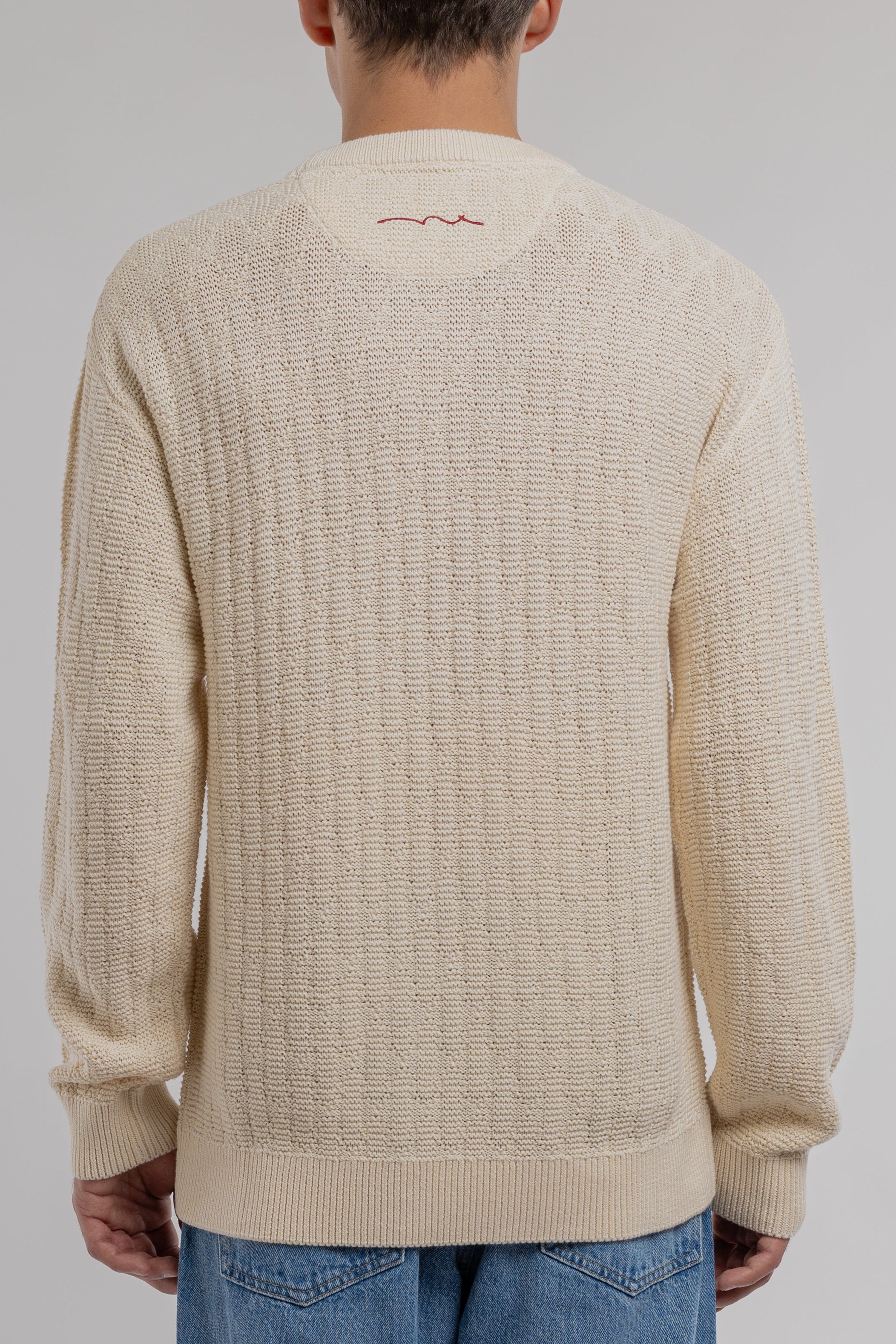 Teddy Smith P-Hario pull col rond cream