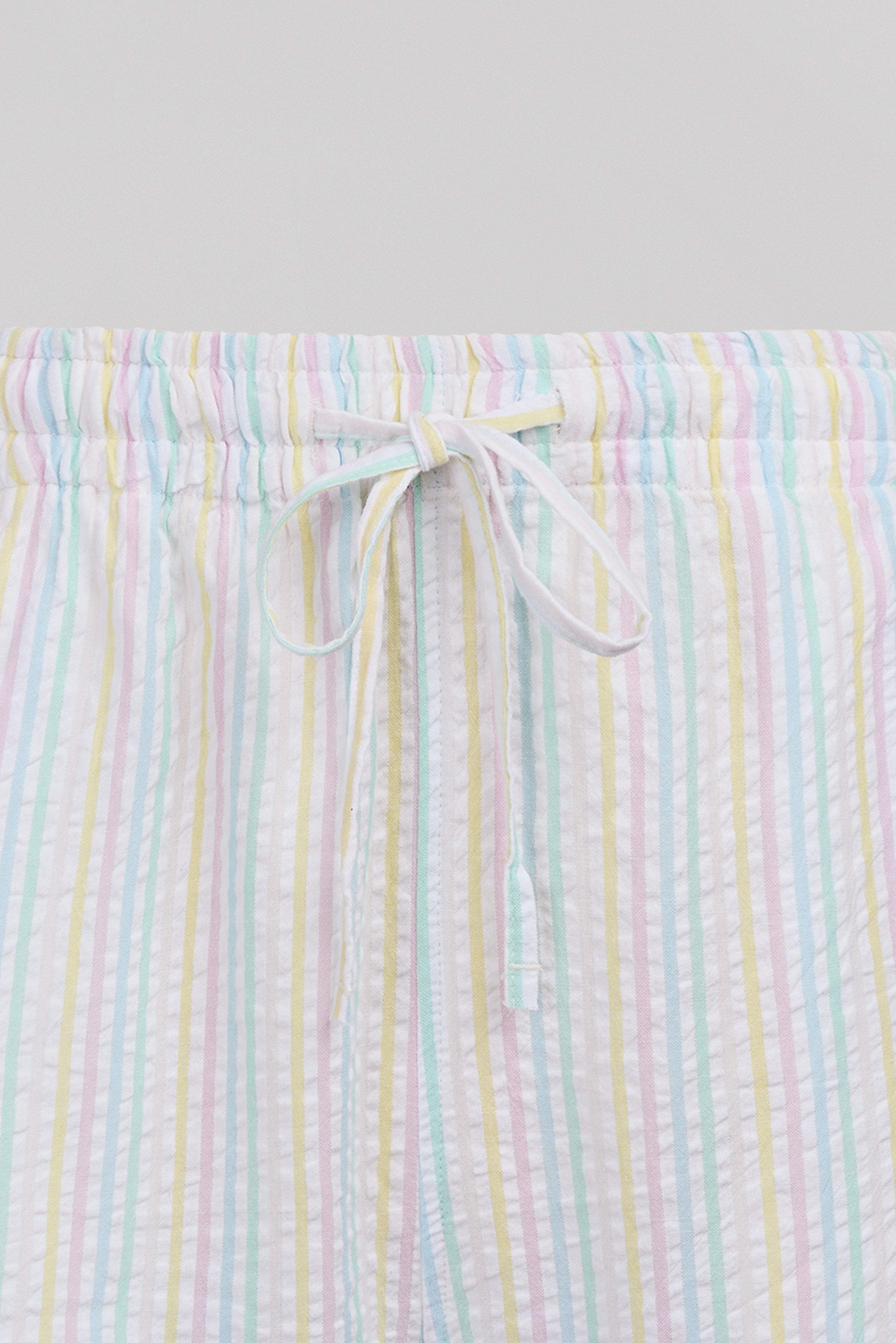 Teddy Smith S-Sublima SH short blanc rayures coton