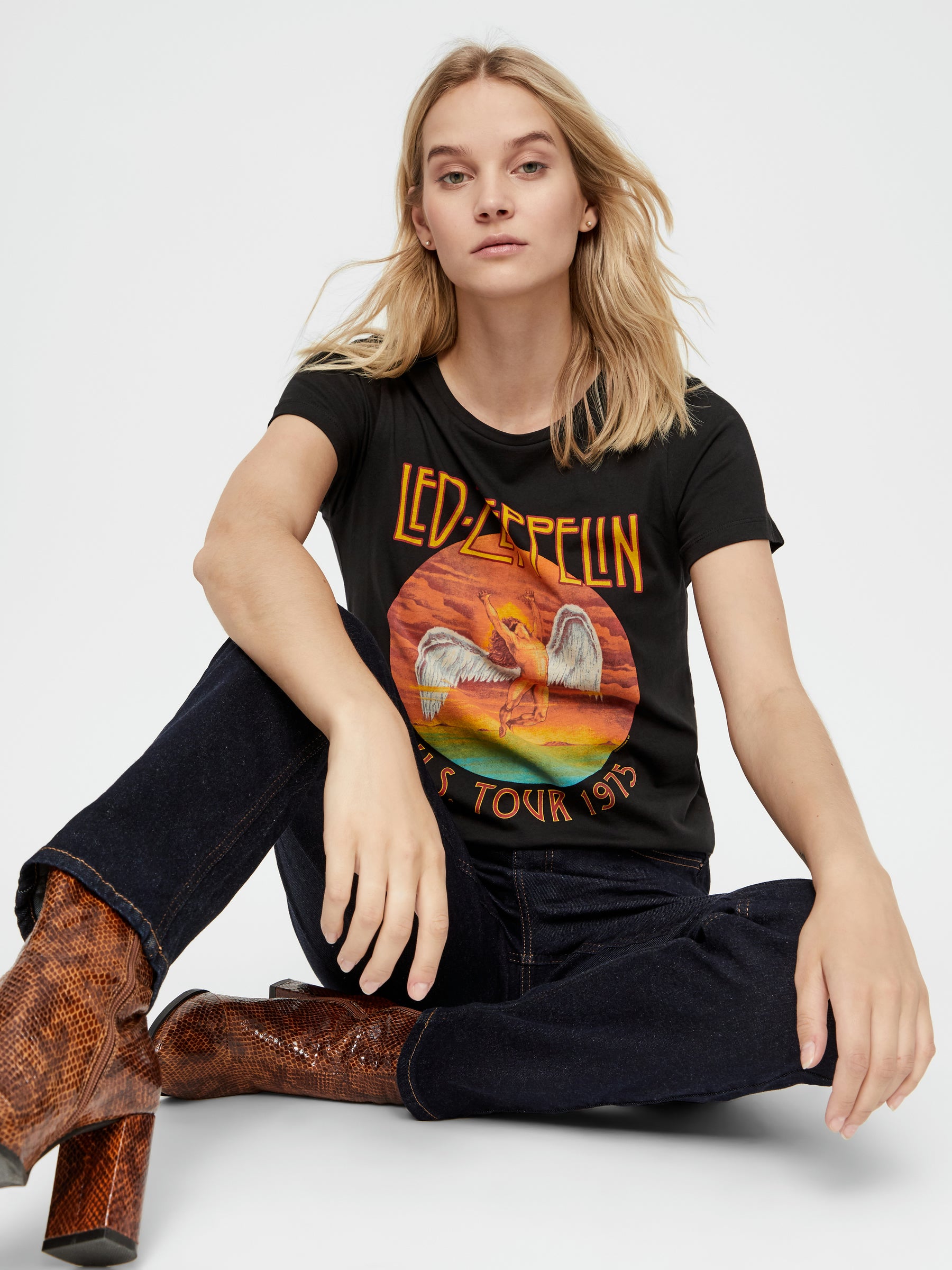 Noisy May t-shirt imprimé coton bio 61 cm
