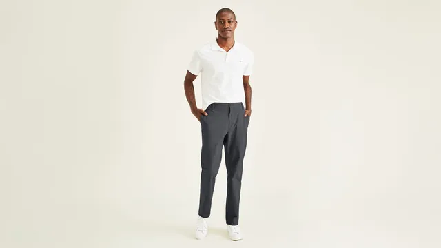 Dockers Ultimate chino homme droit gris acier stretch