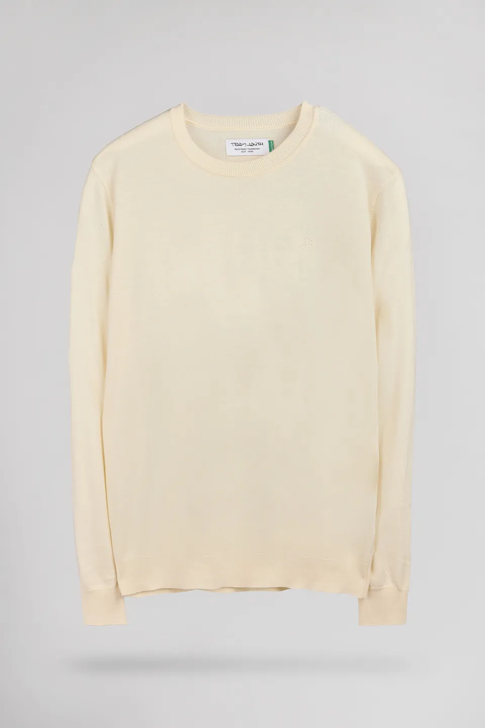 Teddy Smith P-Martino pull ajusté crème homme