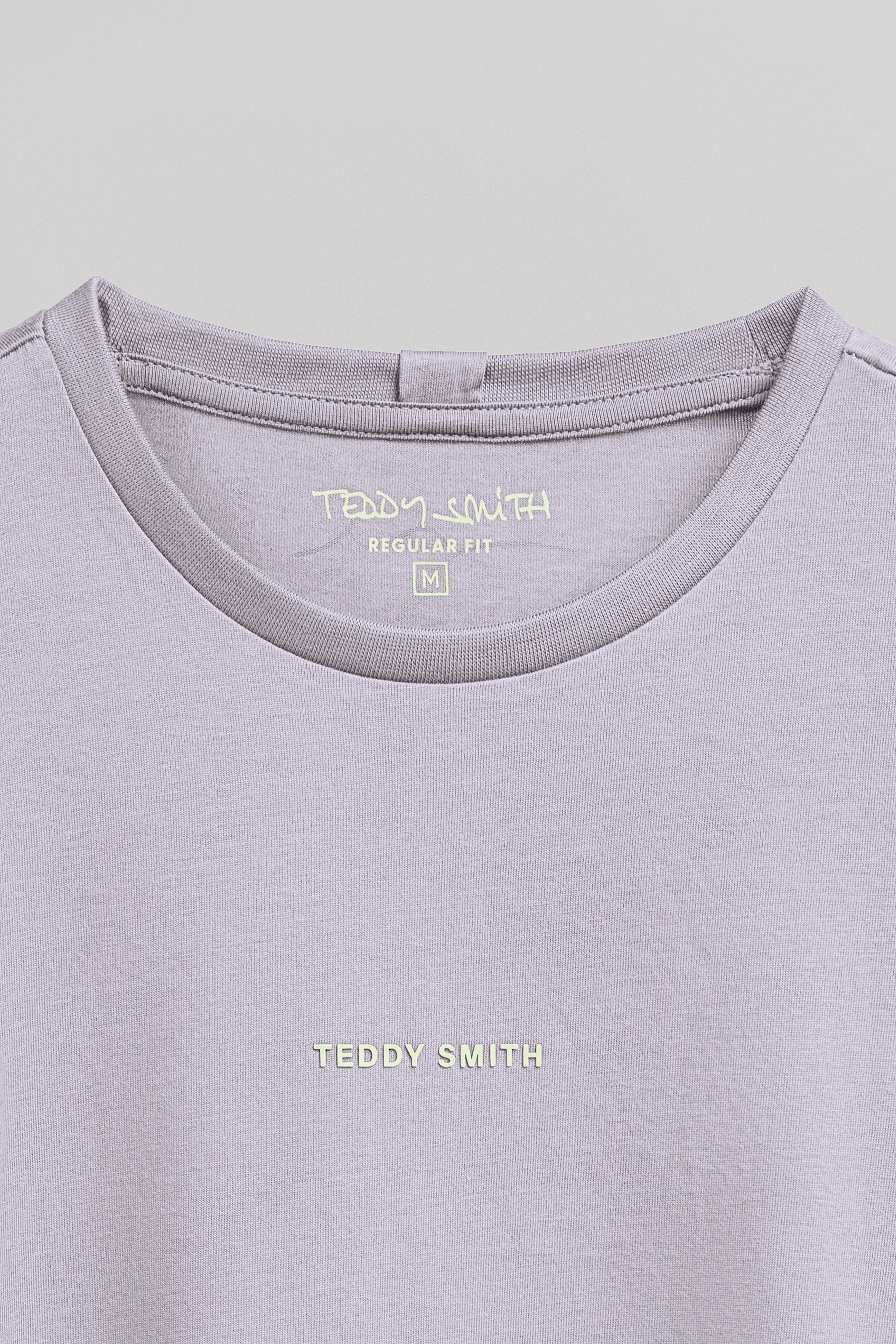 Teddy Smith T-Soy 2 MC t-shirt lavande homme coton