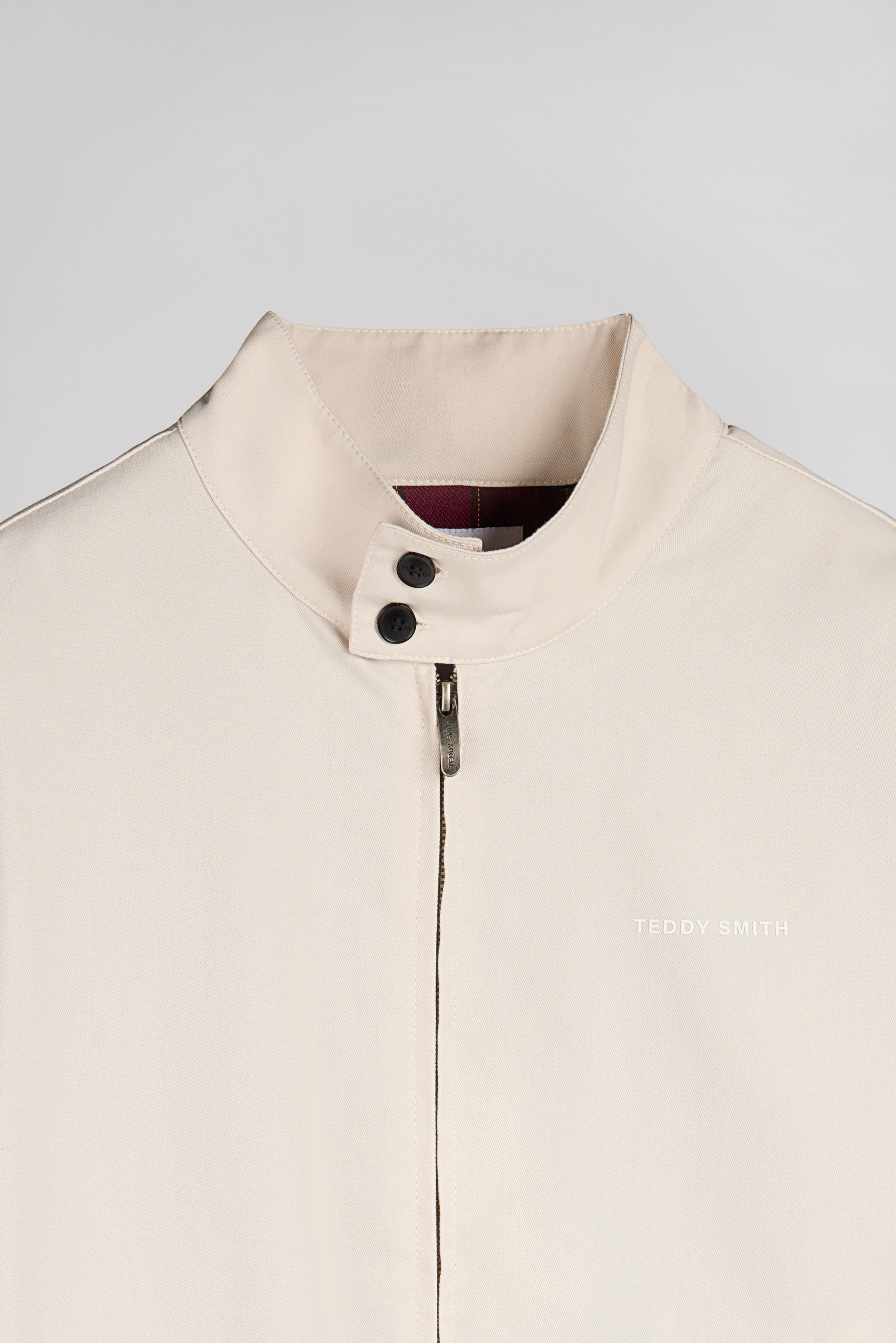 Teddy Smith Sanson 2 Cream blouson crème twill coton