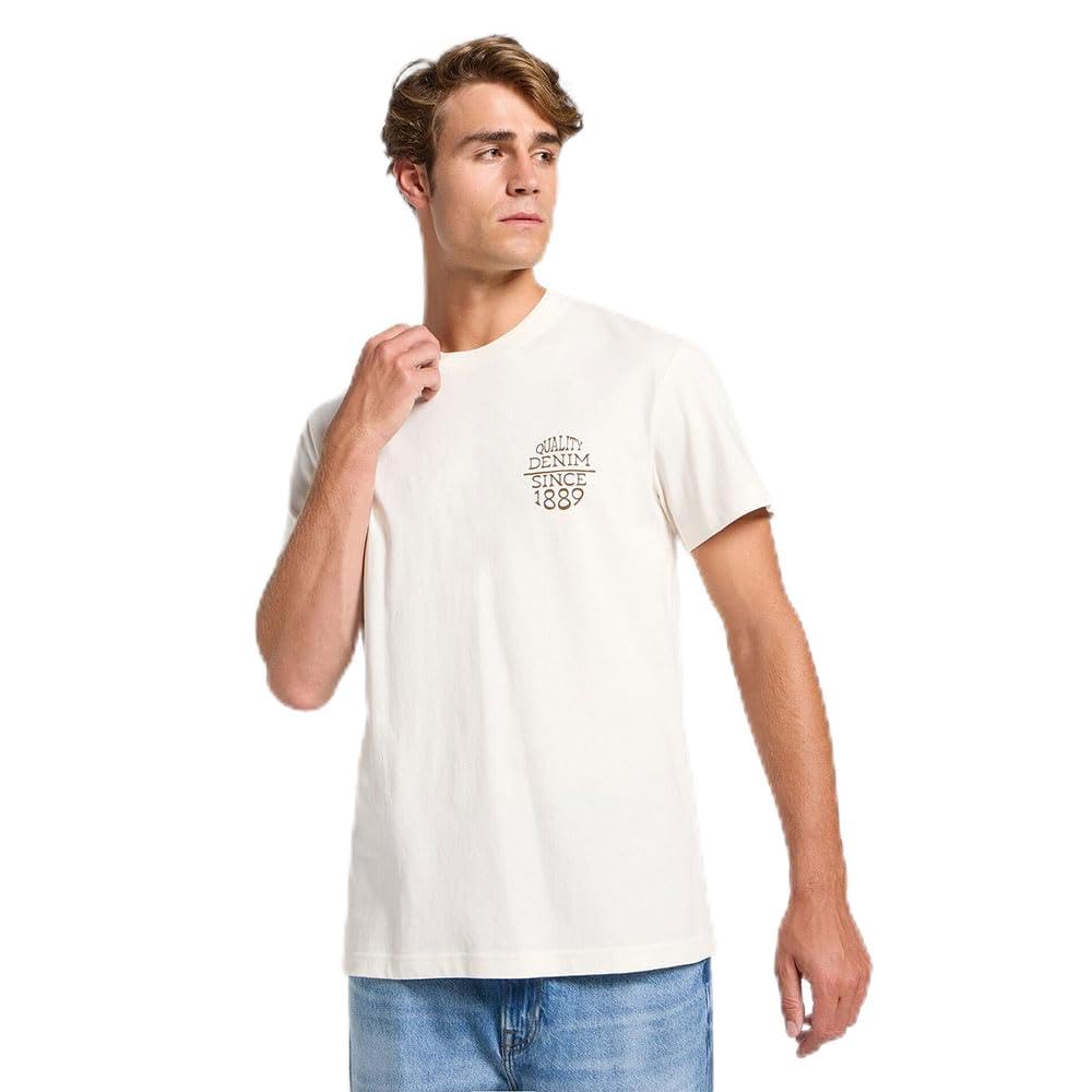 Lee Relaxed Tee t-shirt homme écru coton
