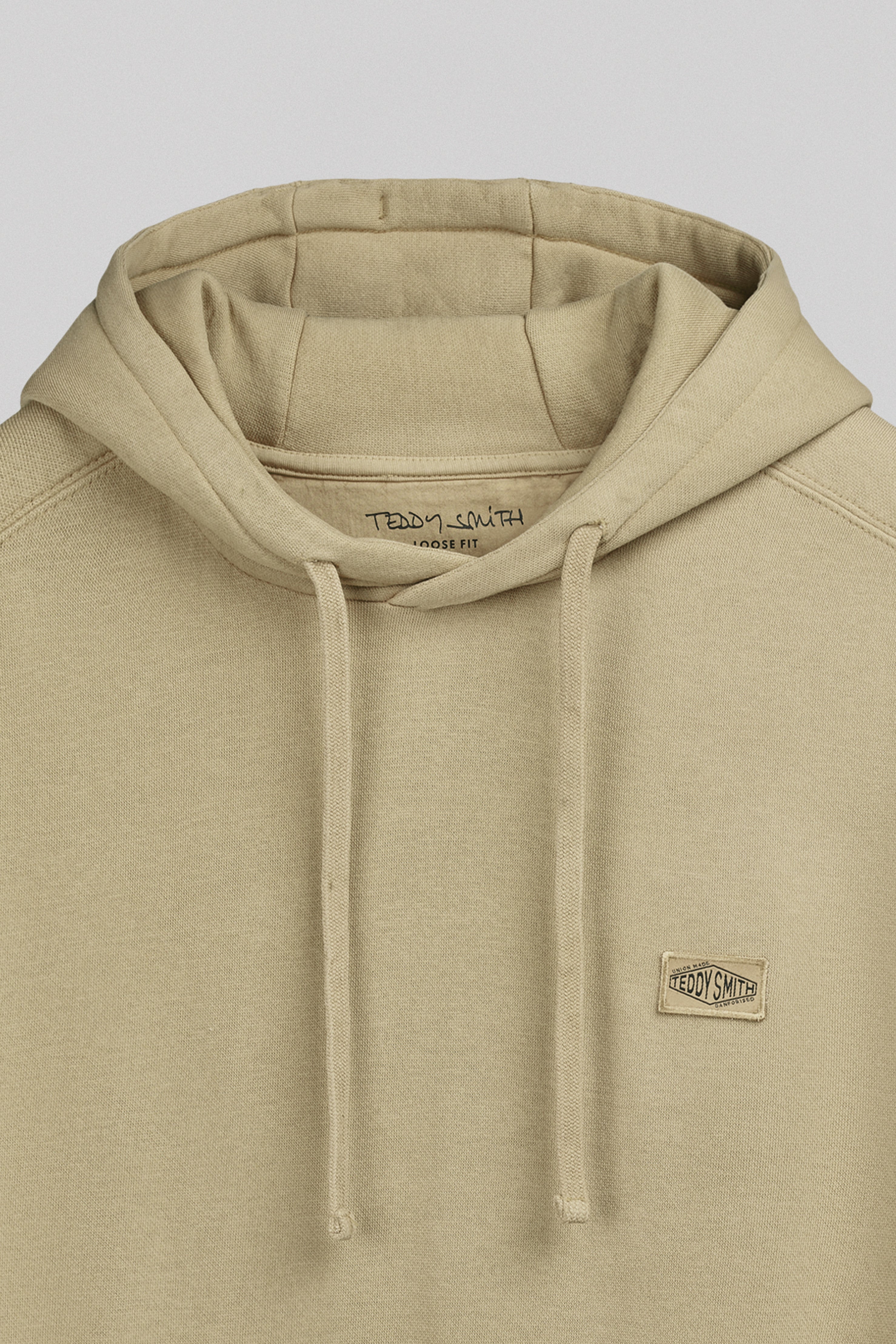 Teddy Smith S-Nateo Hoody sweat wolf beige homme fleece