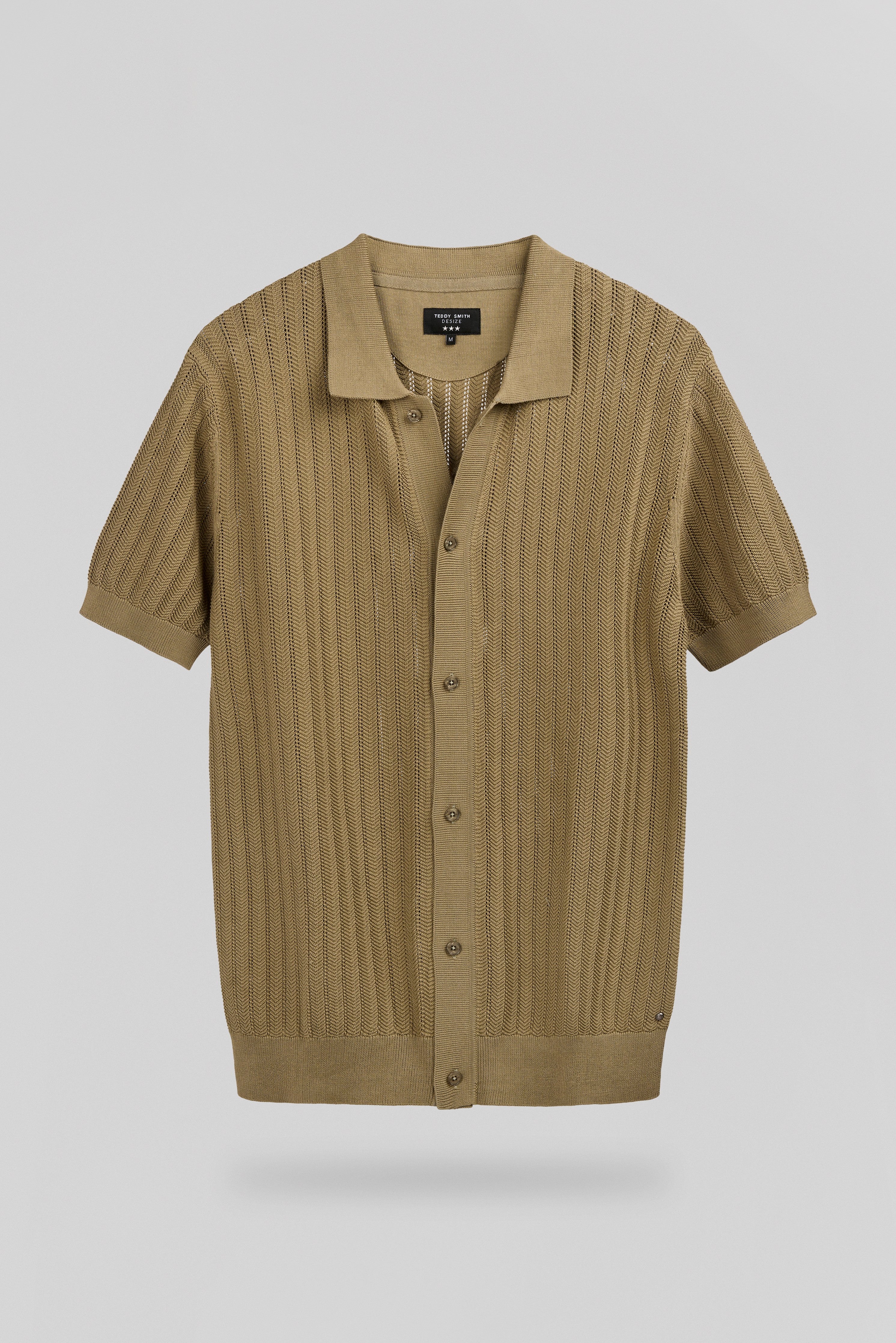 Teddy Smith C-Darley MC chemise kaki sable