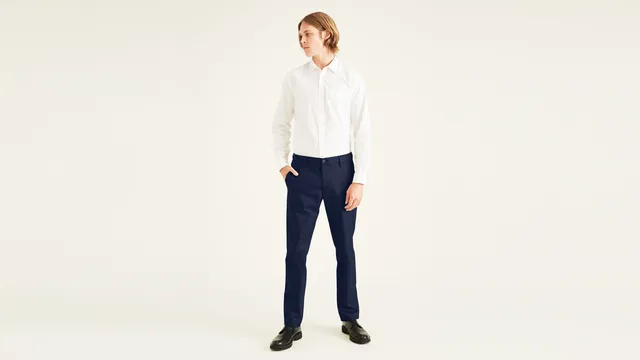 Dockers Signature Iron Free chino slim bleu sans repassage