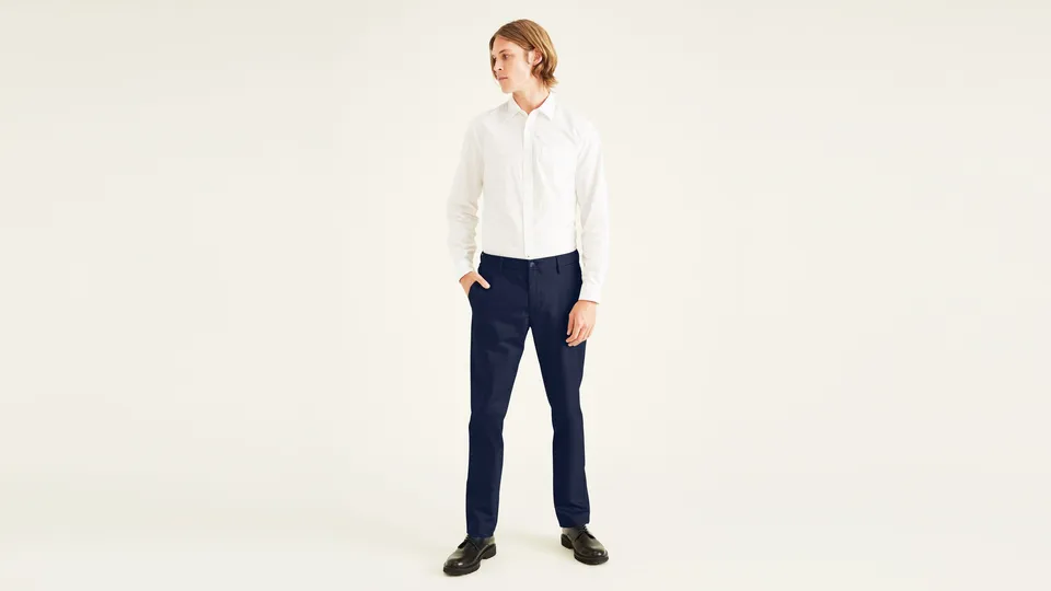 Dockers Signature Iron Free chino slim bleu sans repassage