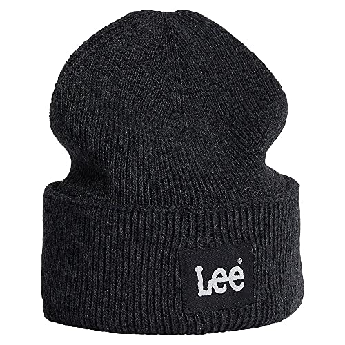 Lee bonnet bleu Parry maille côtelée homme
