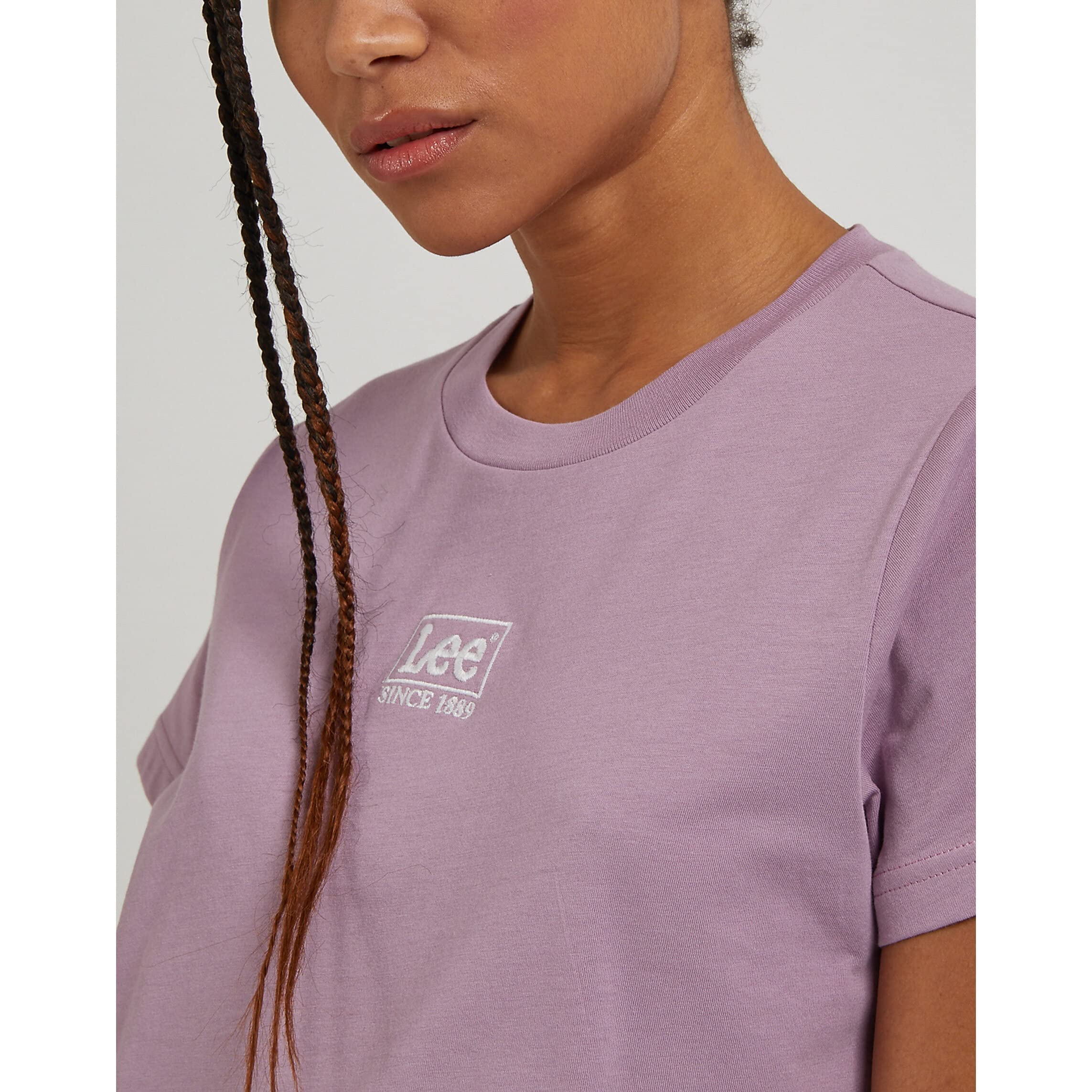 Lee Small Logo Tee t-shirt femme Bleu Shasta