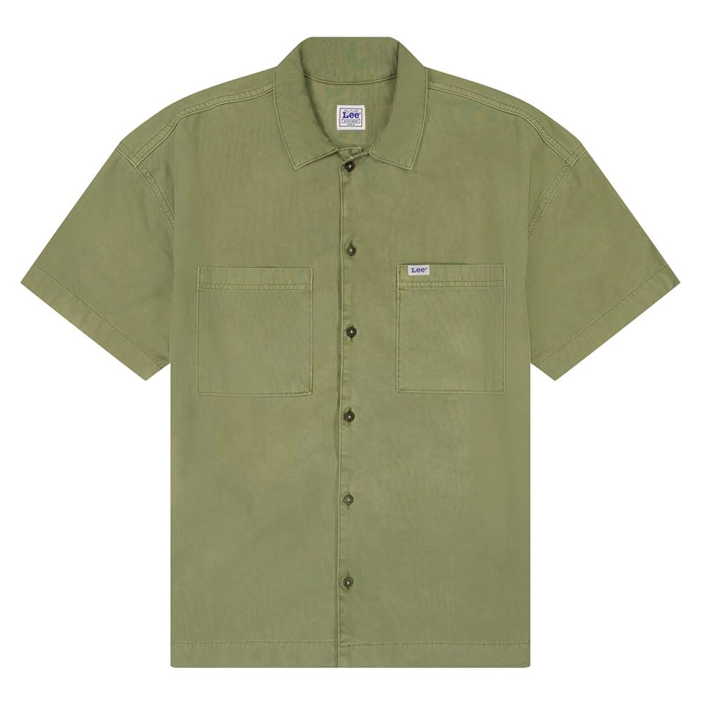 Lee Mechanic Shirt chemise homme vert mercantile coton